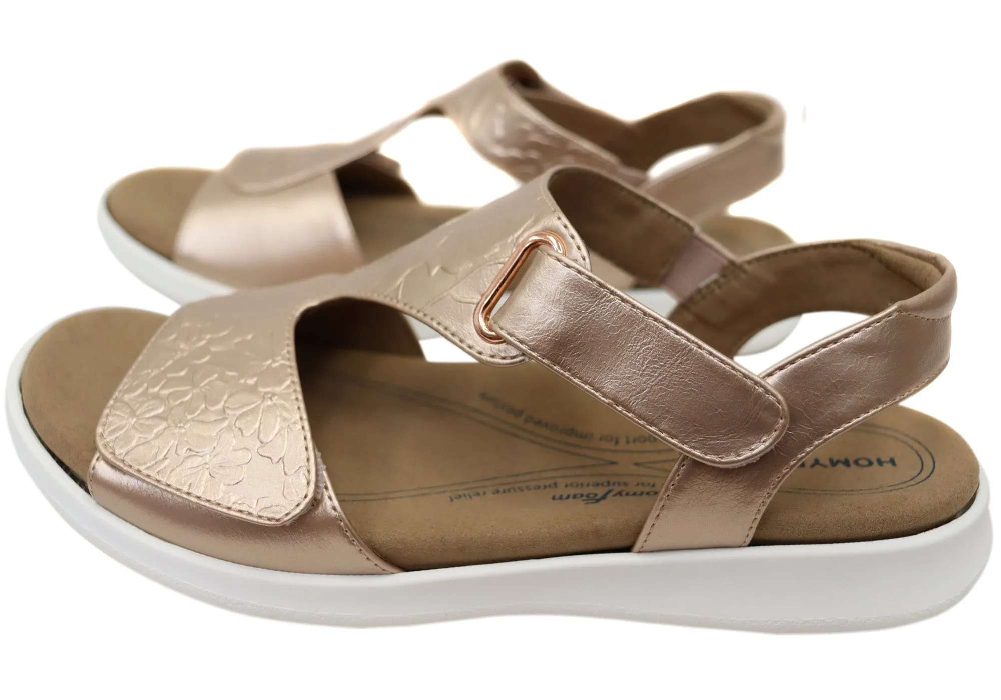 Homyped Erin Sandal Womens Supportive Comfortable Wide Fit Sandals Homyped Shoes
