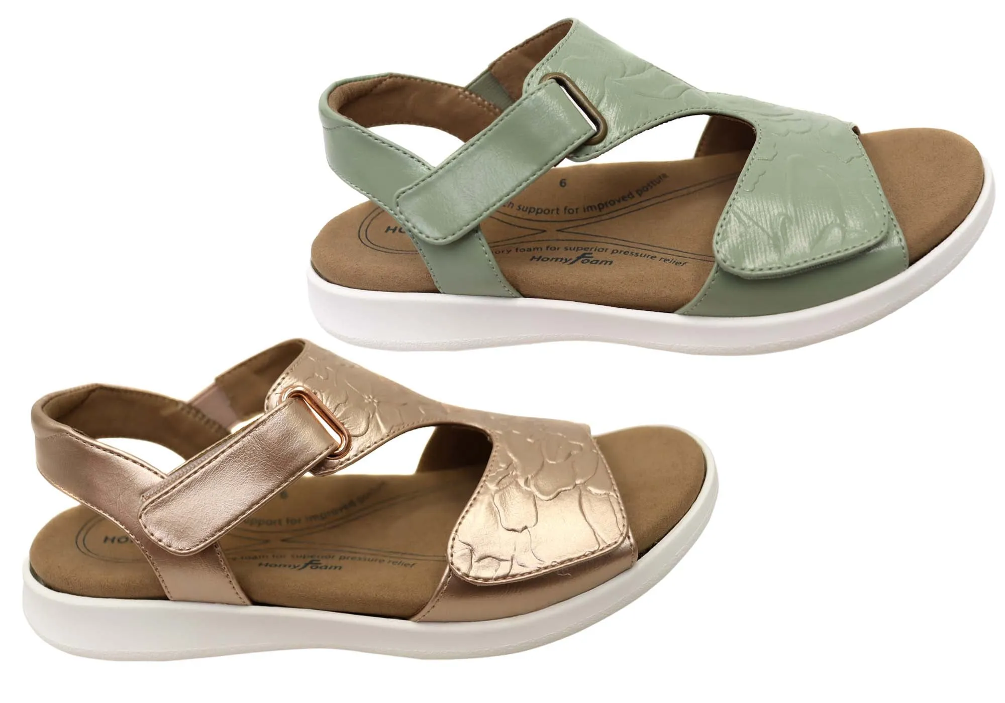 Homyped Erin Sandal Womens Supportive Comfortable Wide Fit Sandals Homyped Shoes