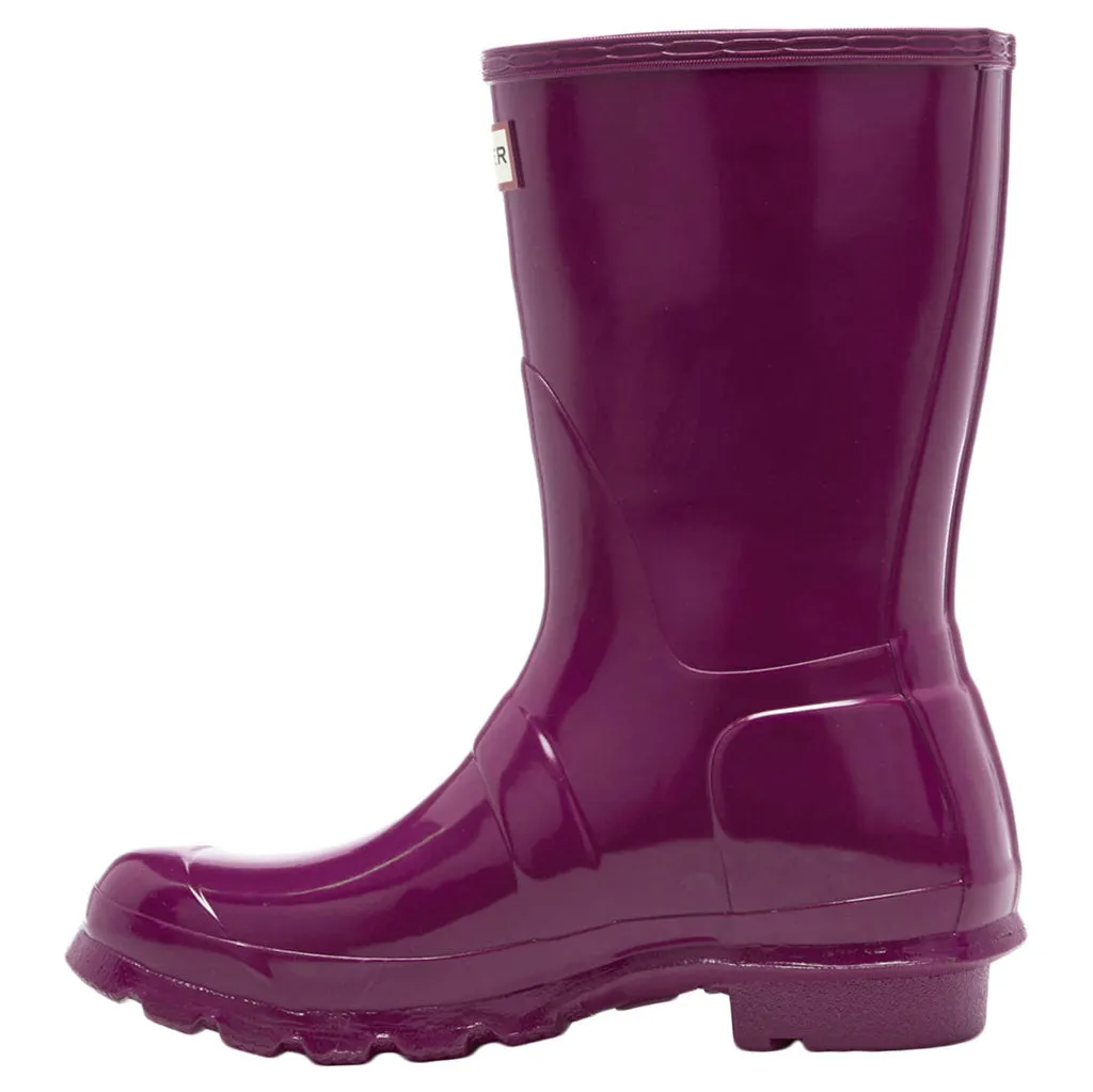 Hunter Original Gloss Rubber Women's Short Pull On Boots