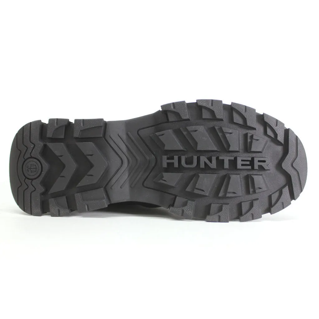 Hunter Short Buckle Synthetic Textile Women's Snow Boots
