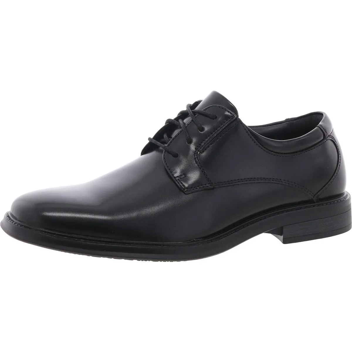 IRVING Mens Slip Resistant Manmade Derby Shoes