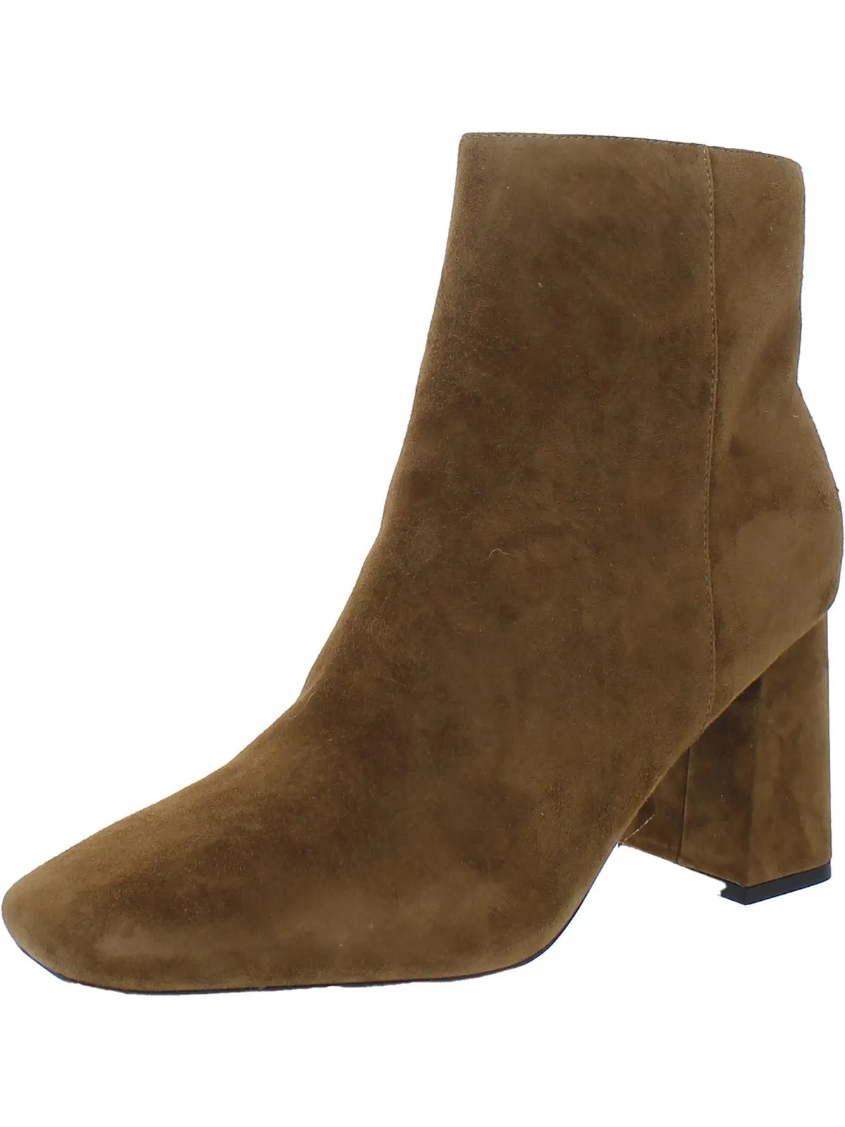 Izial Womens Leather Block heel Ankle Boots
