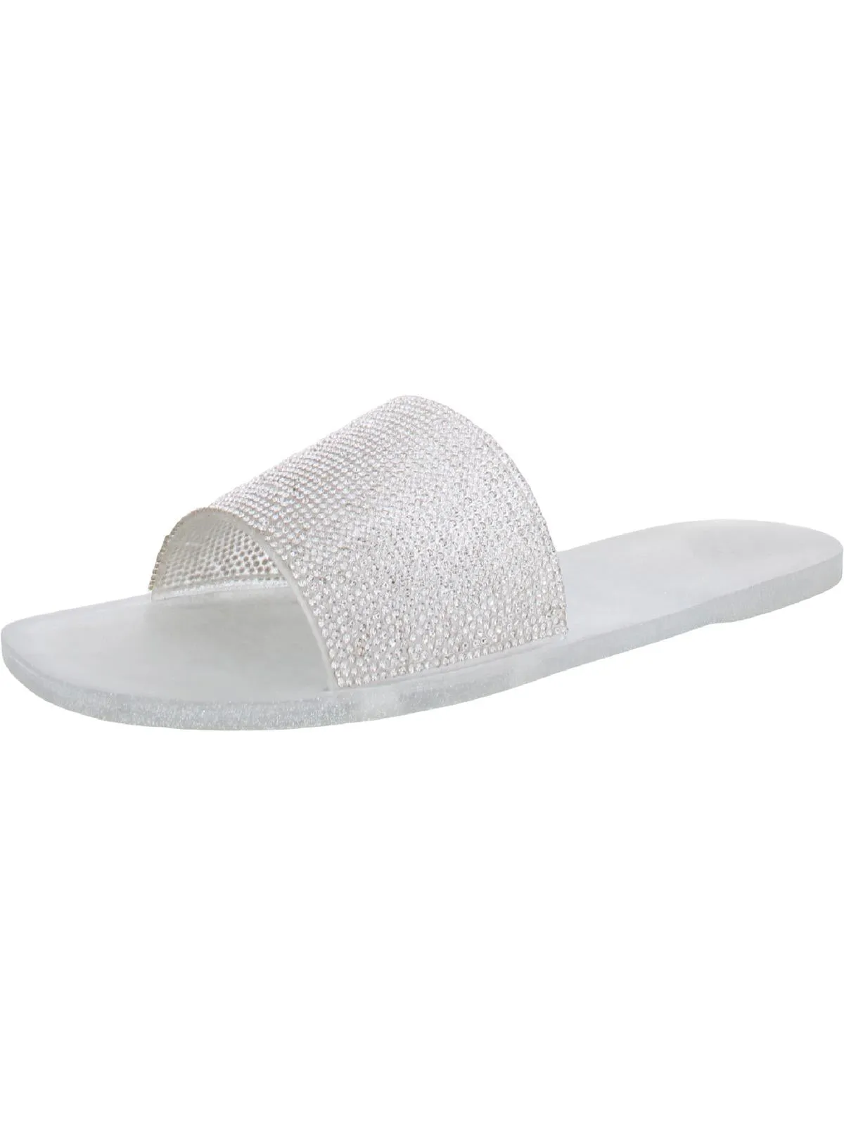 Jaquell Womens Jelly Embellished Slide Sandals
