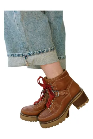 Jasper Hiker Ankle Boot In Brown