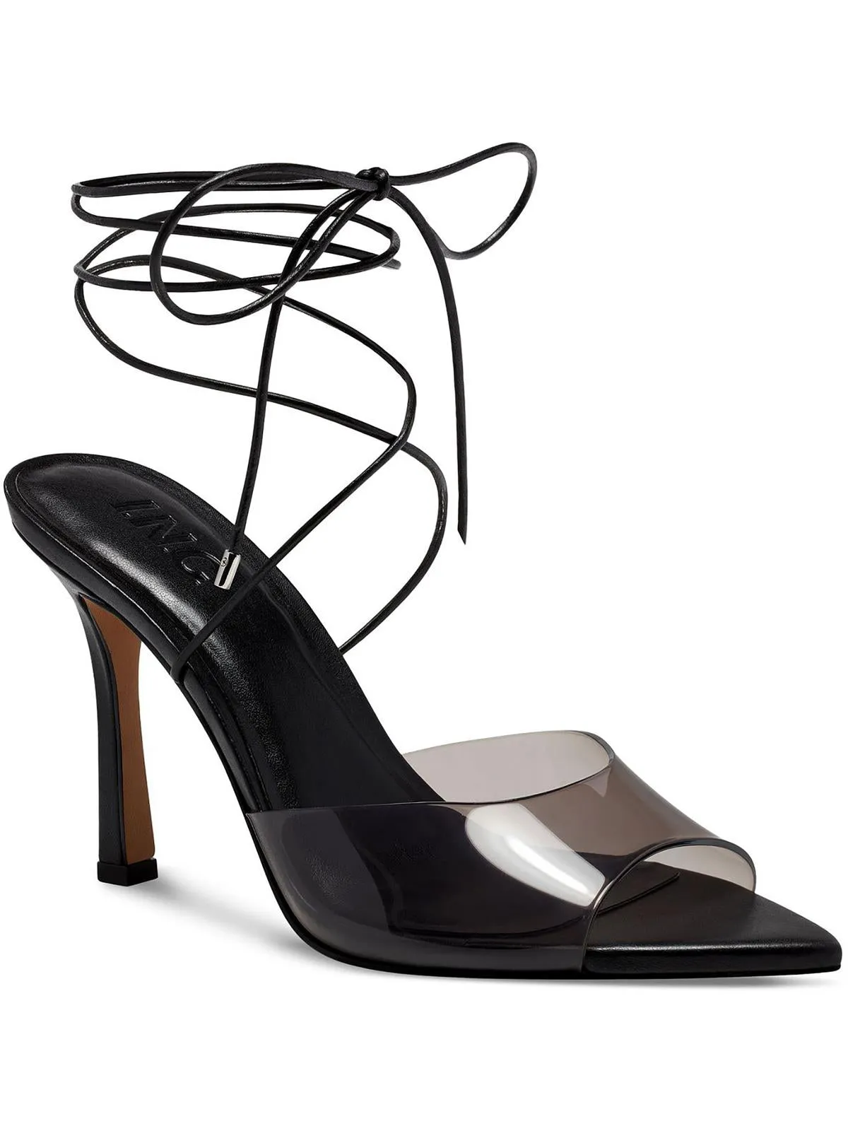 Jesippa Womens Open Toe Tie Strap Heels