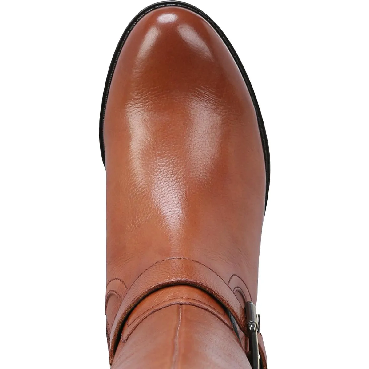 Jessie Womens Leather Wide Calf Riding Boots