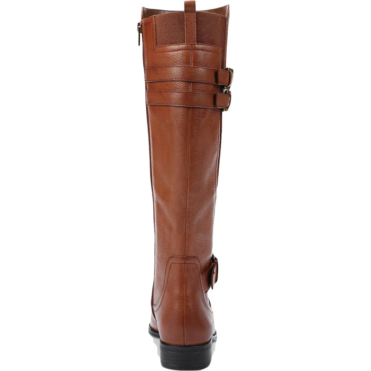 Jessie Womens Leather Wide Calf Riding Boots