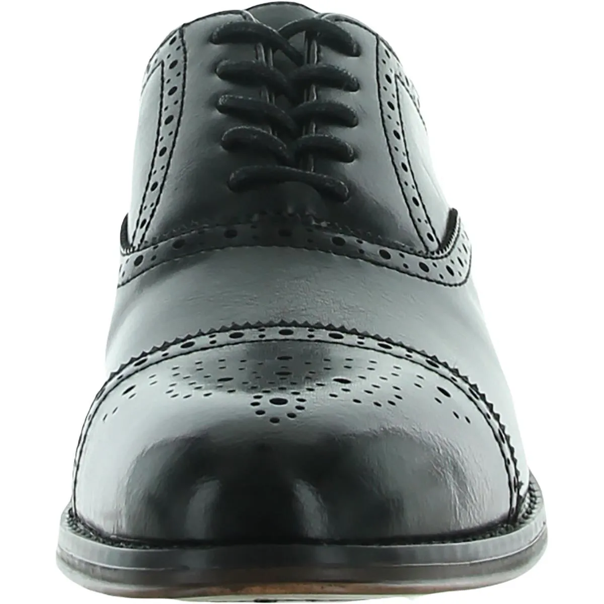 Jimms Mens Block Heel Mot Toe Lace-Up Shoes