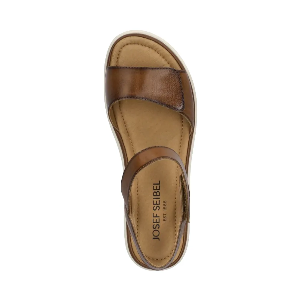 Josef Seibel Women's Sevran 01 Sandal in Cognac
