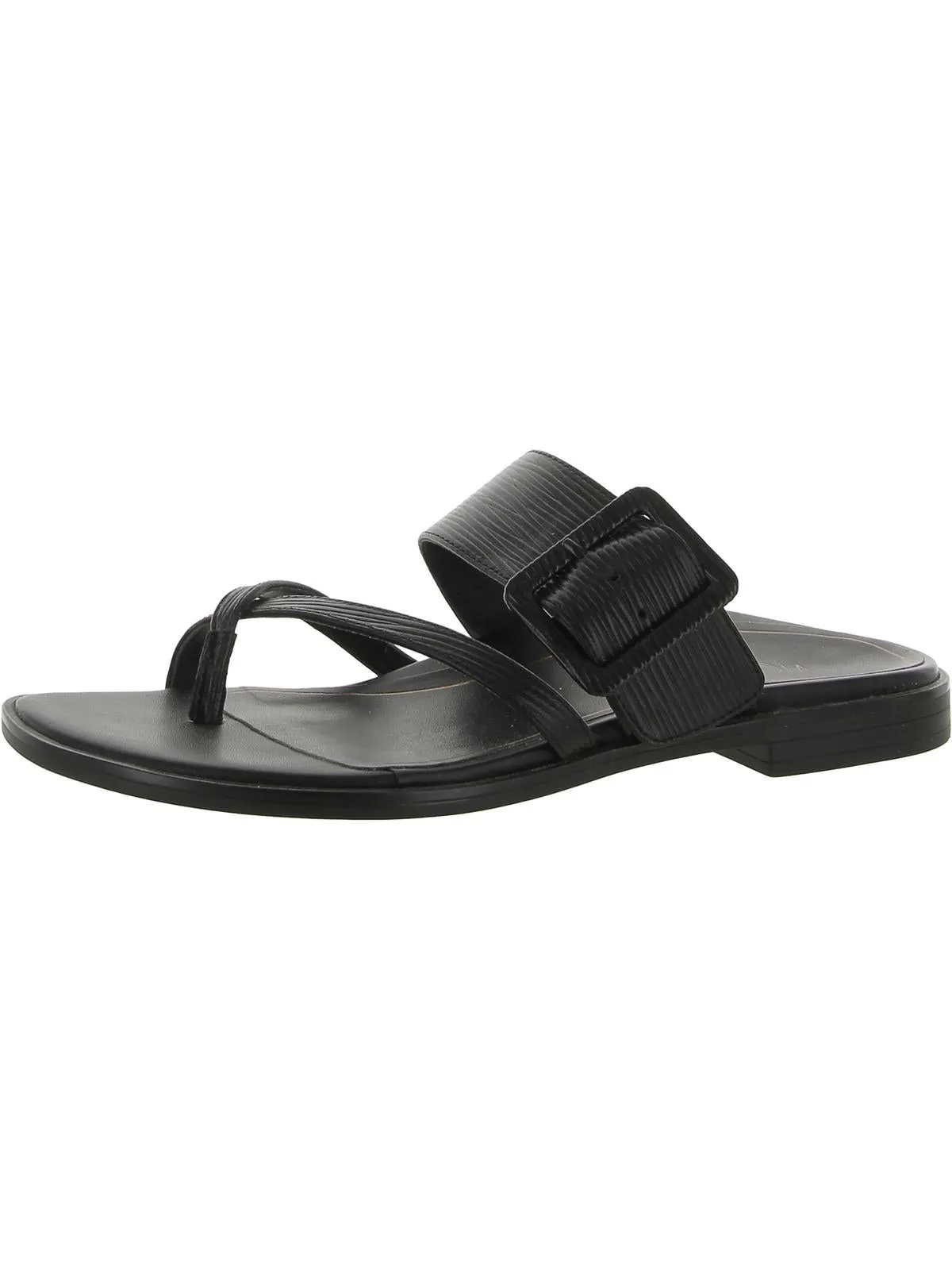 Julep Womens Leather Thong Slide Sandals