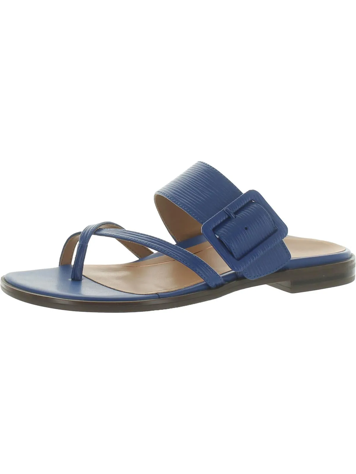 Julep Womens Leather Thong Slide Sandals