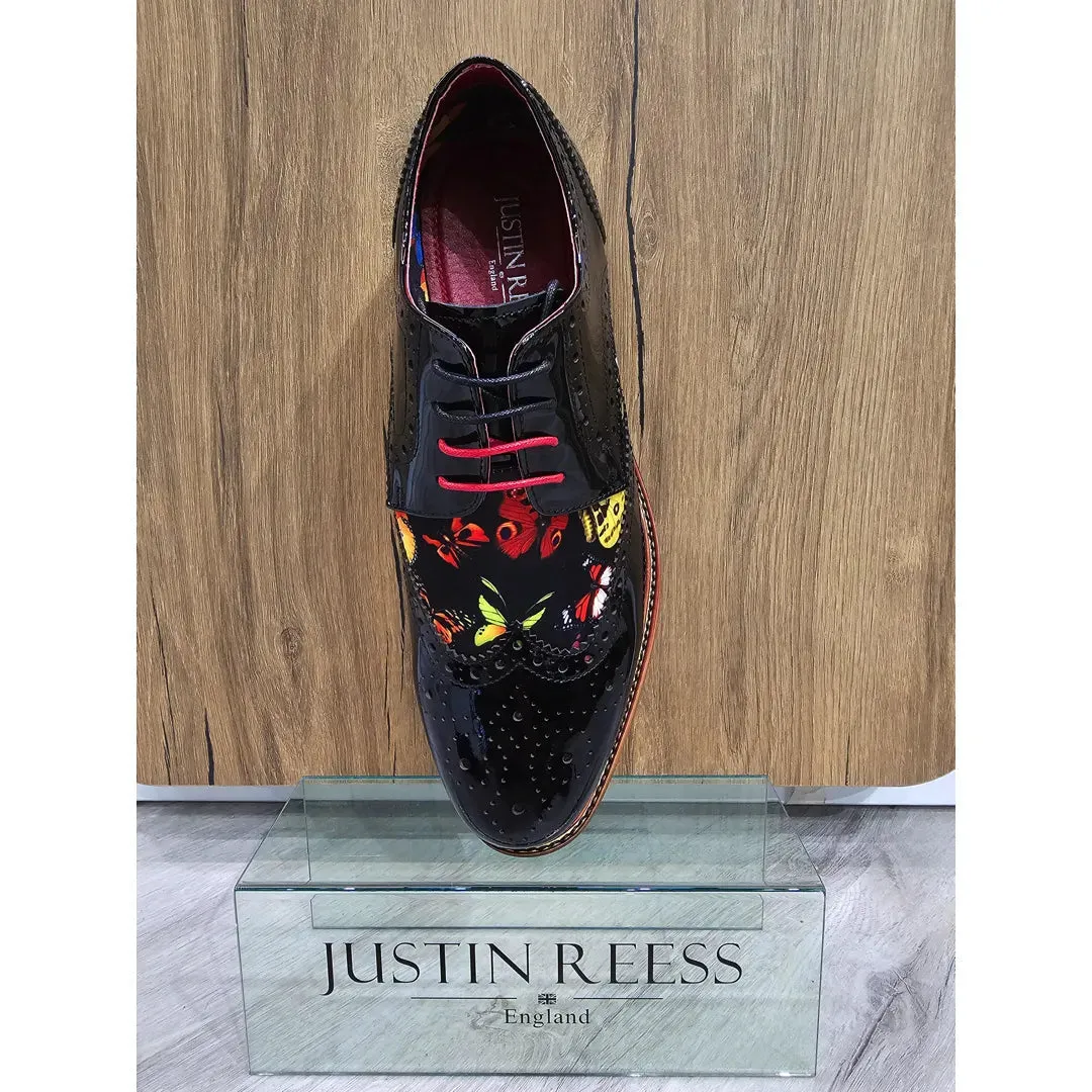 Julius Patent Leather Brogue Shoes