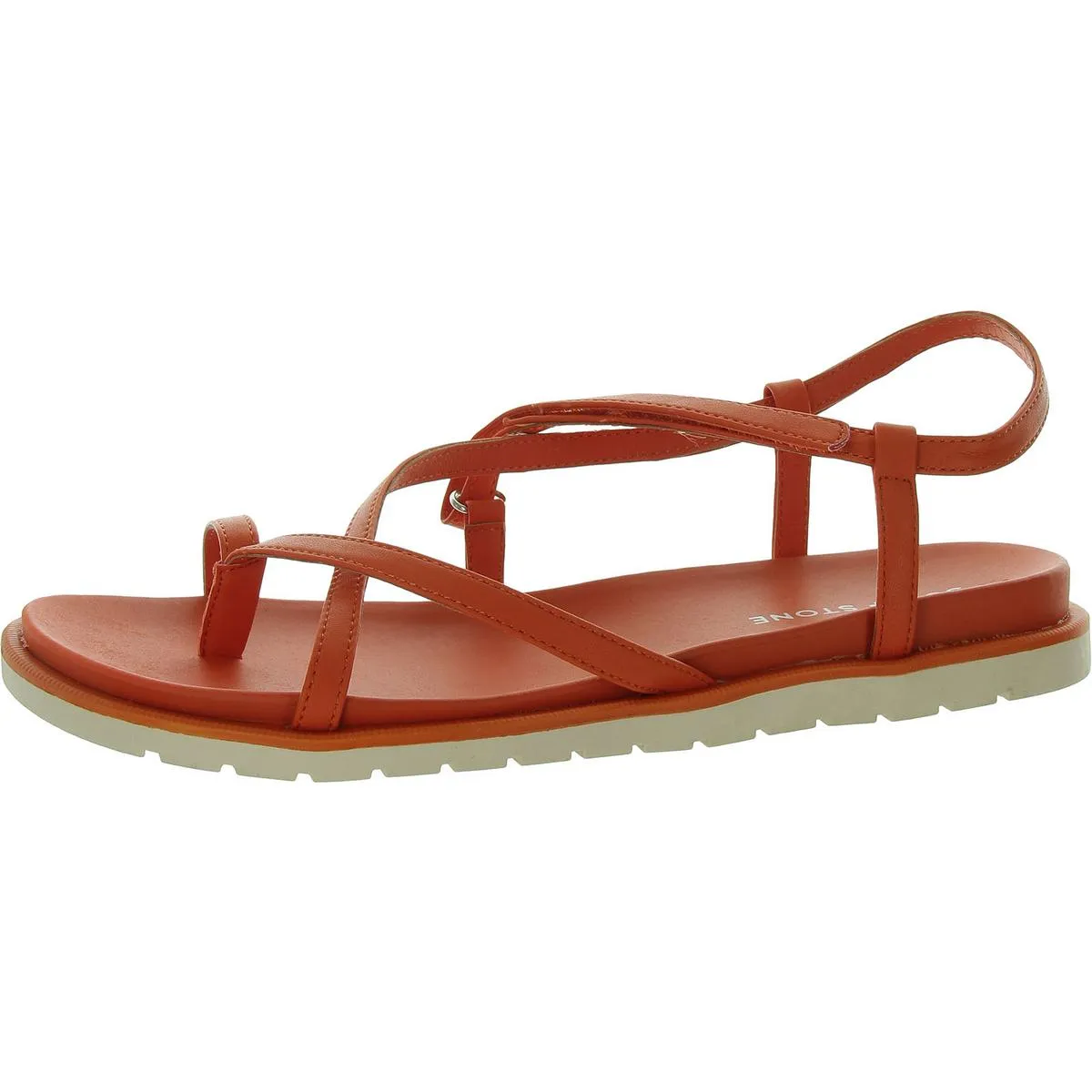 Juune Womens Ankle Strap Flat Slingback Sandals