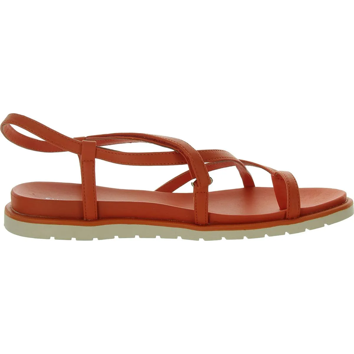 Juune Womens Ankle Strap Flat Slingback Sandals