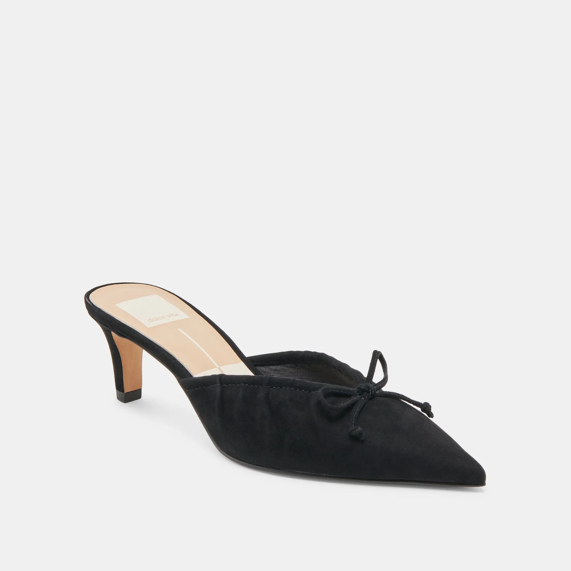 KAIRI MID HEELS ONYX SUEDE