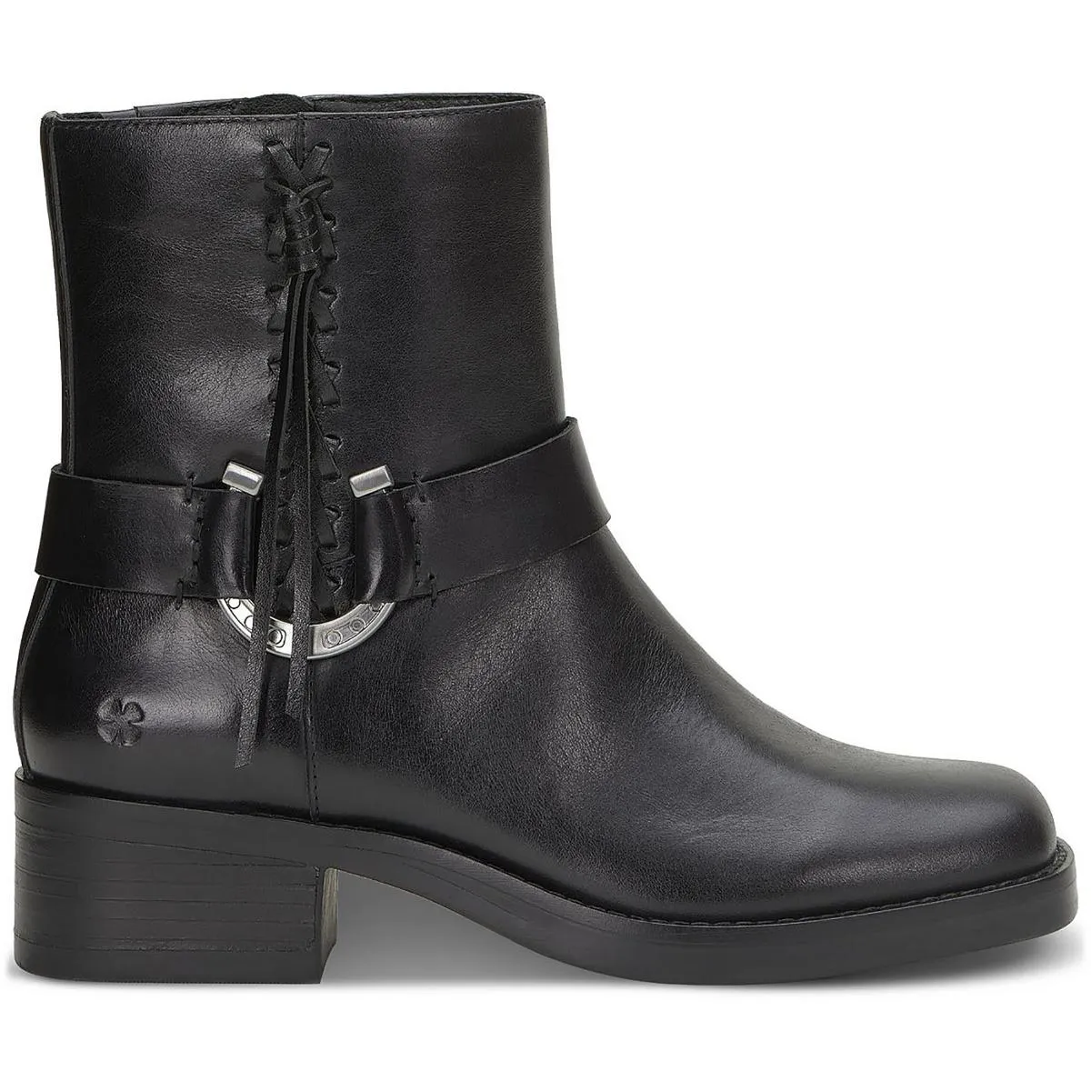 Kamany Womens Zipper Square Toe Ankle Boots