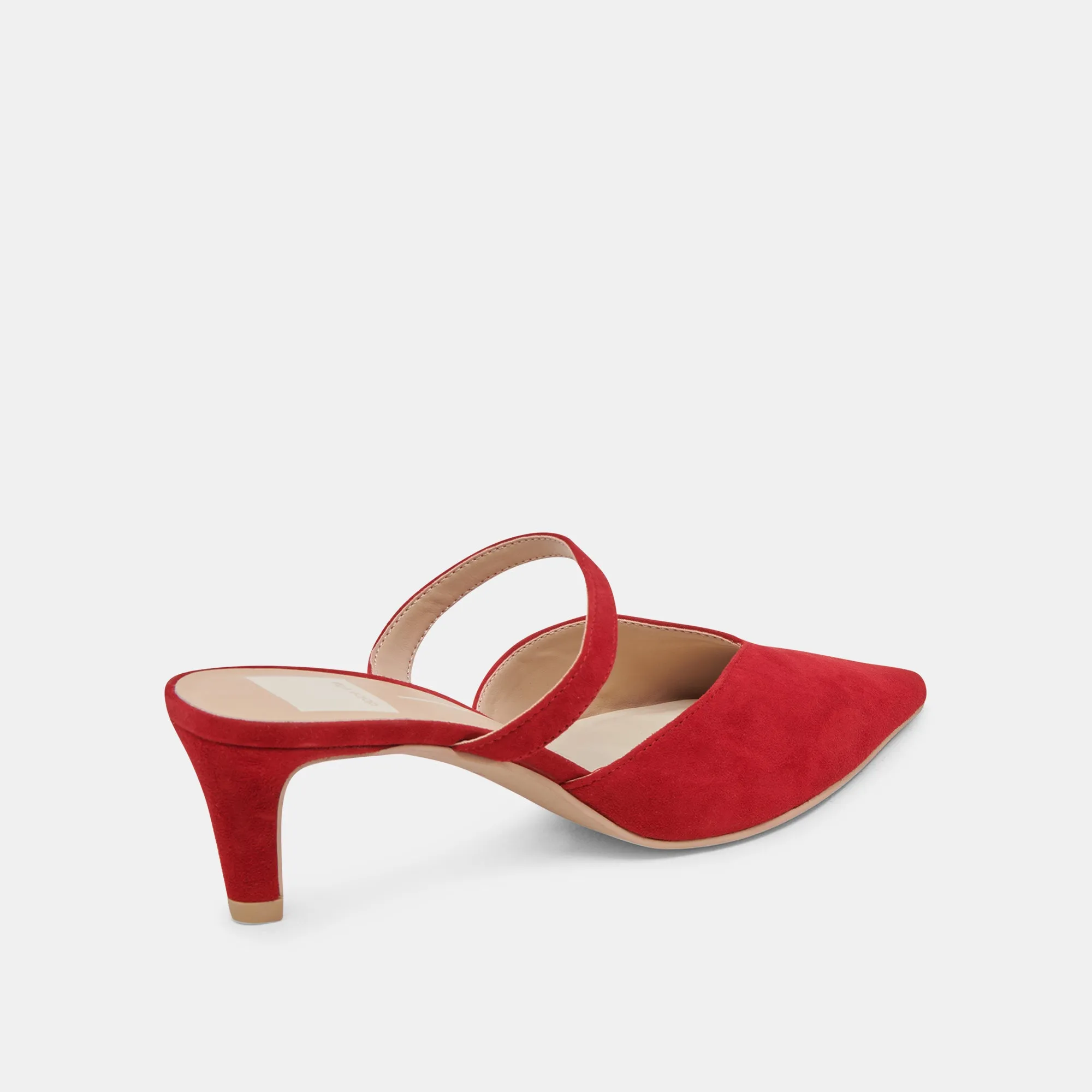 KANIKA MID HEELS CRIMSON SUEDE
