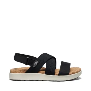 KEEN Women's Elle Criss Cross Sandal in Black/Birch