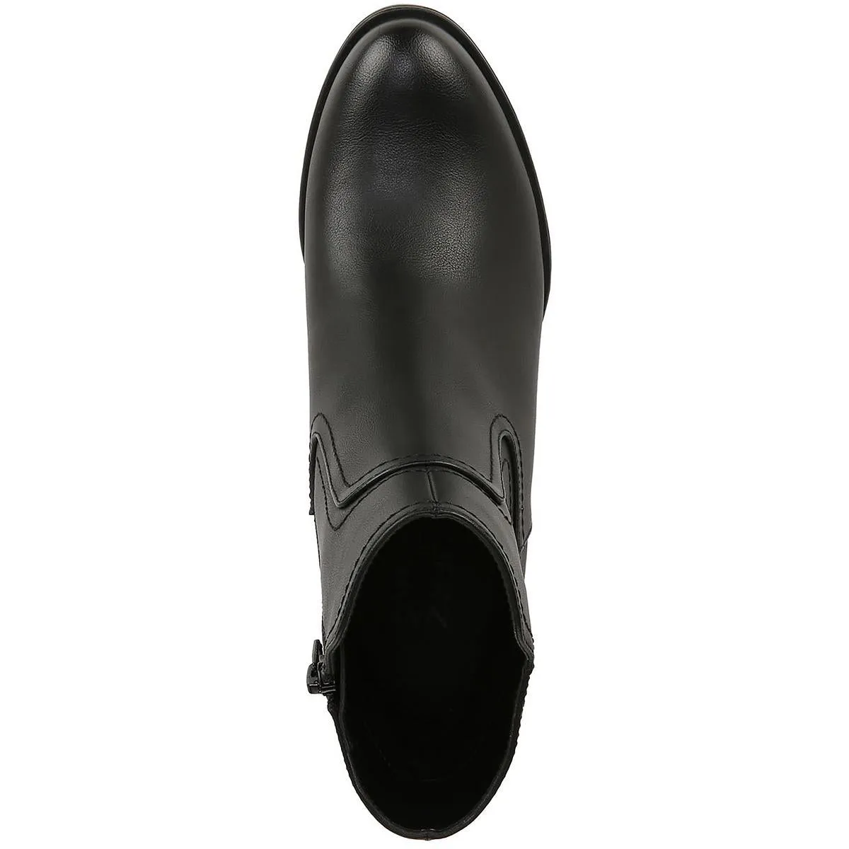 Kelby Womens Faux Leather Almond Toe Ankle Boots