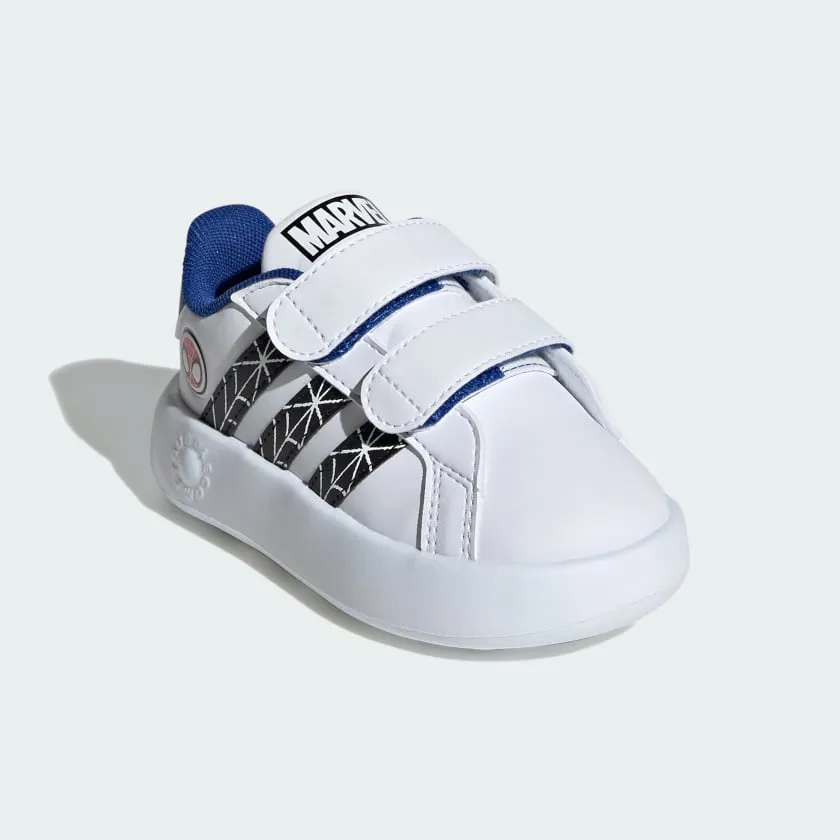 Kids' adidas Marvel's Spider-Man Grand Court Shoes Kids Hey Dude Shoes