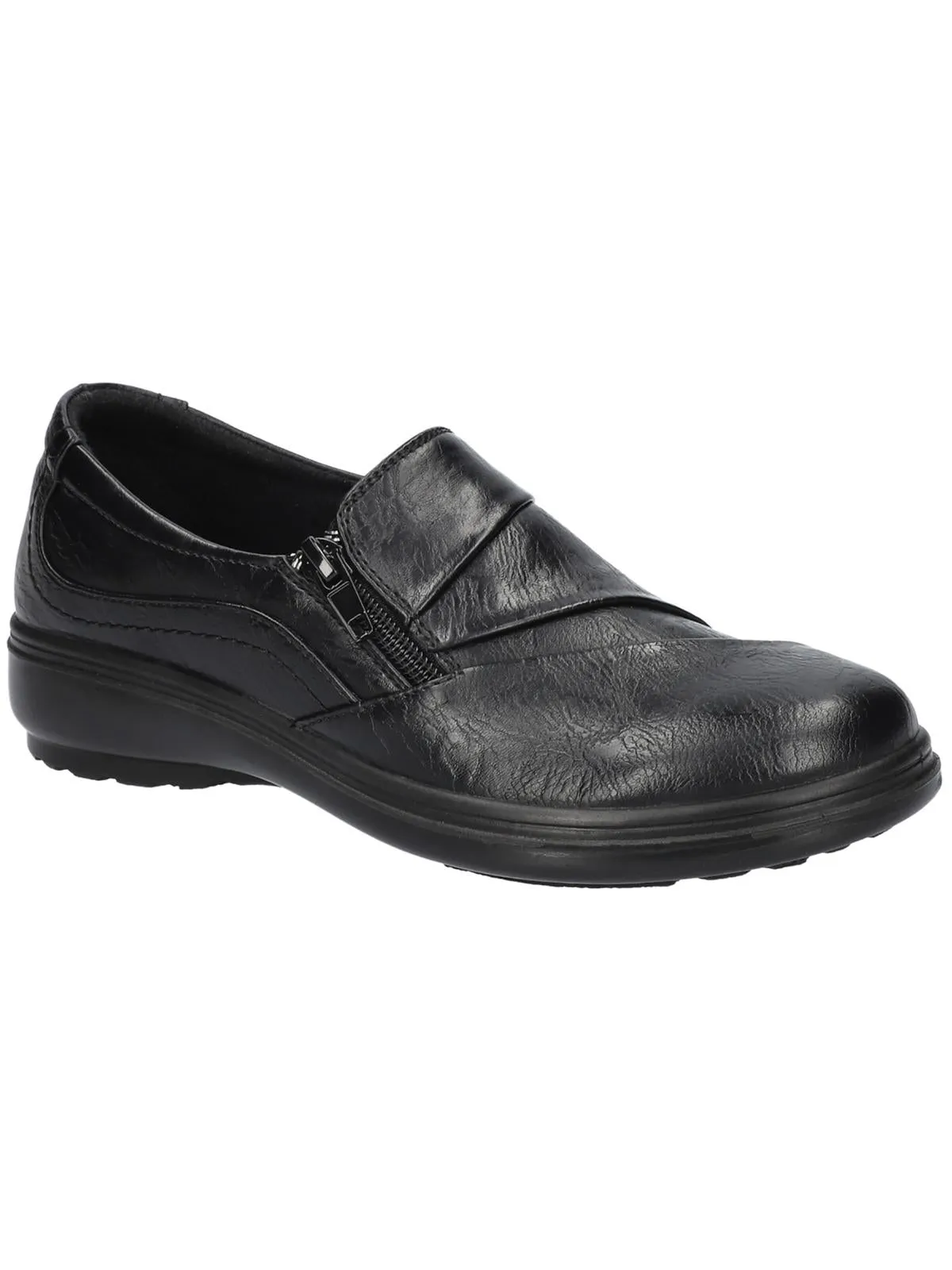 KIMI Womens Faux Leather Comfort Insoles Clogs