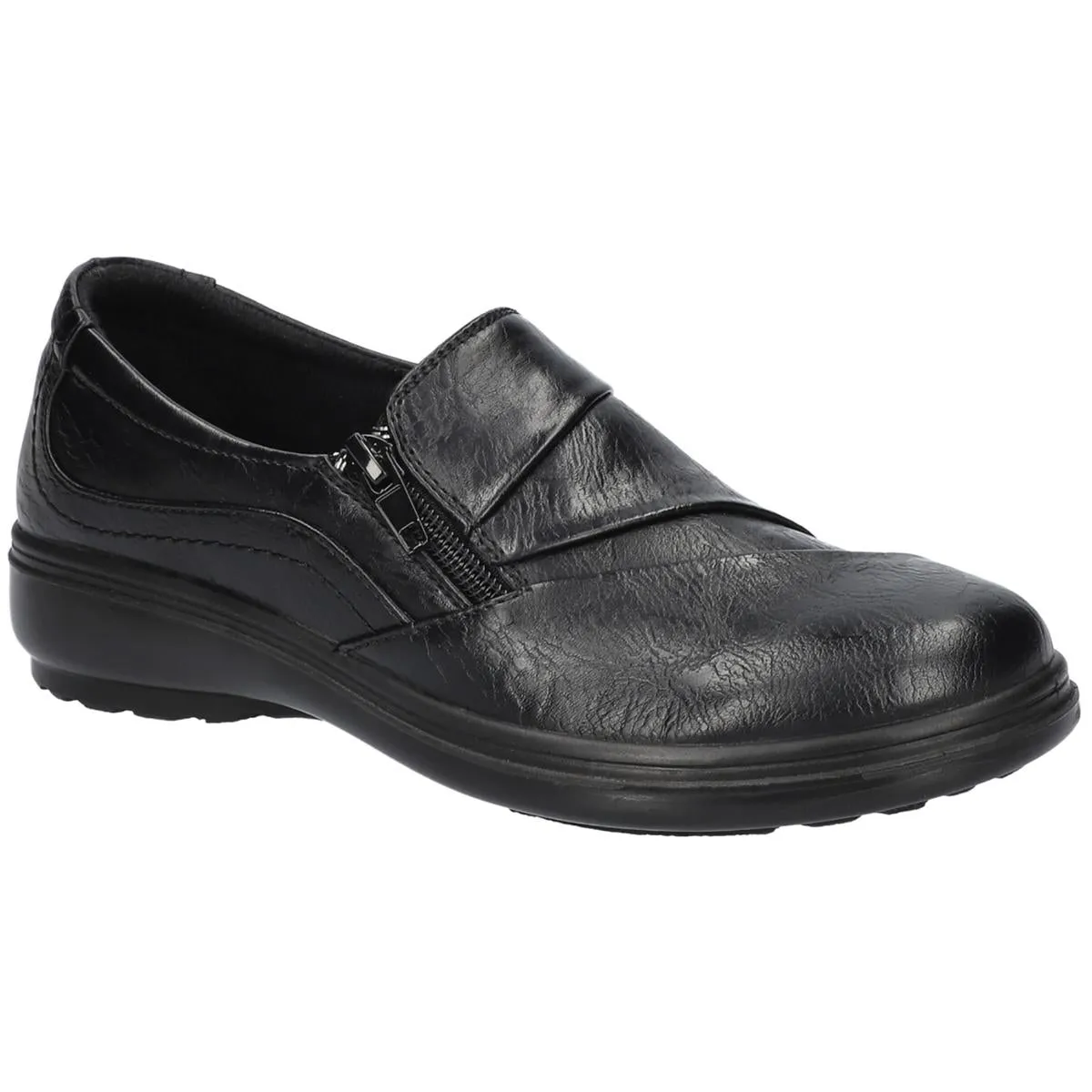 KIMI Womens Faux Leather Comfort Insoles Clogs