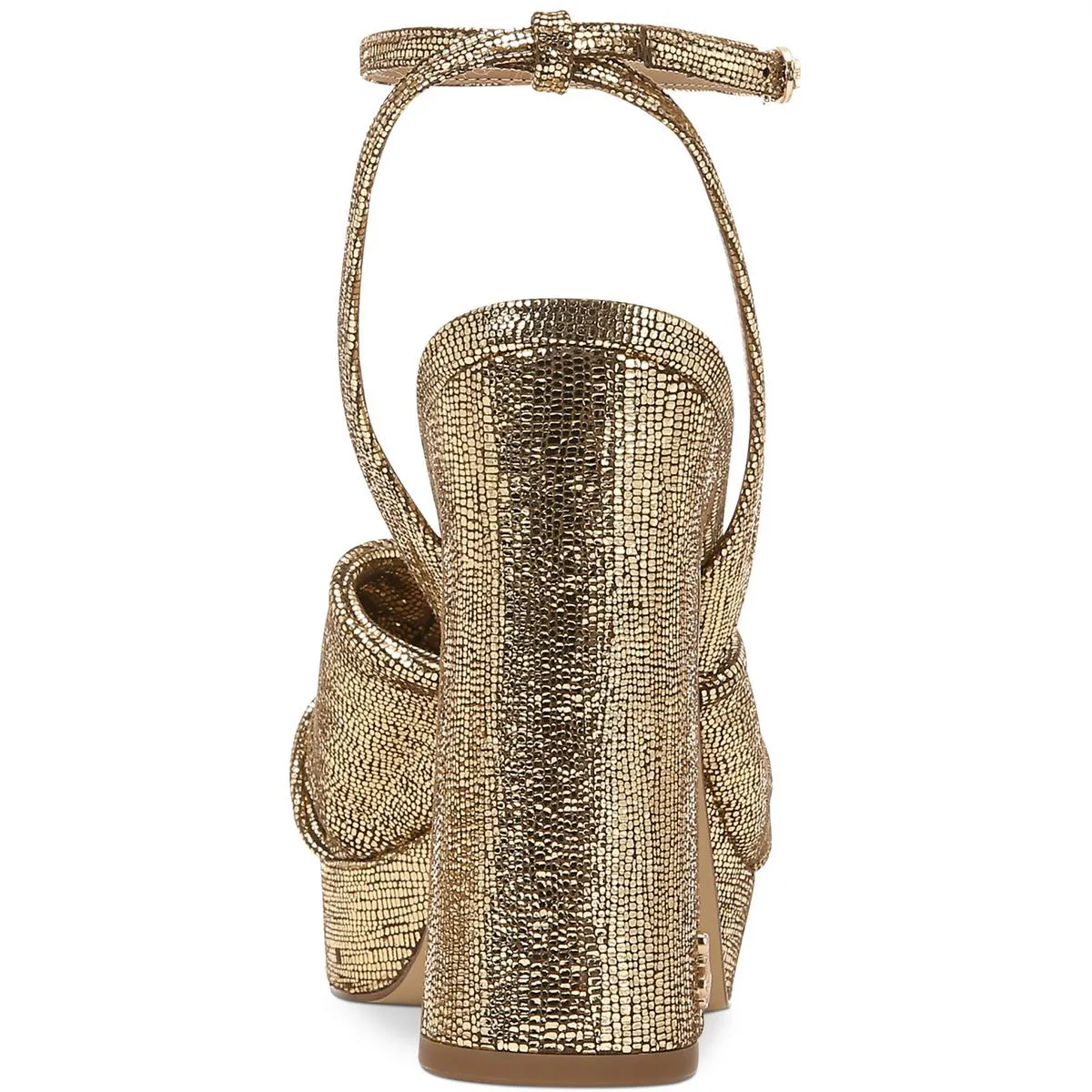 Kristen Womens Knot-Front Platform Sandals