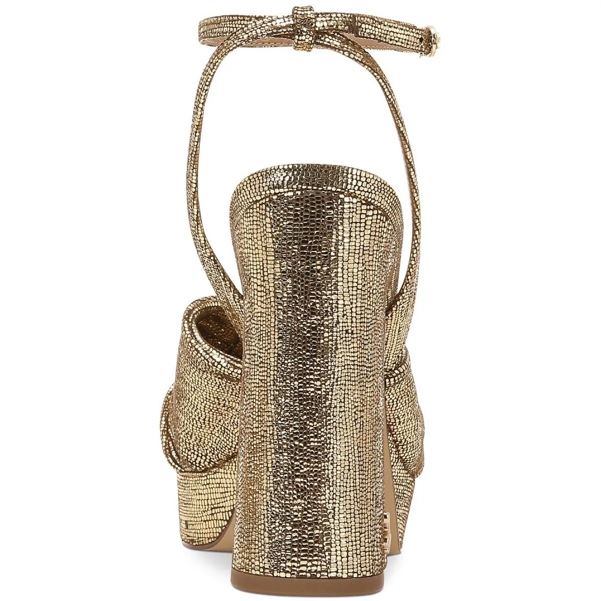 Kristen Womens Knot-Front Platform Sandals