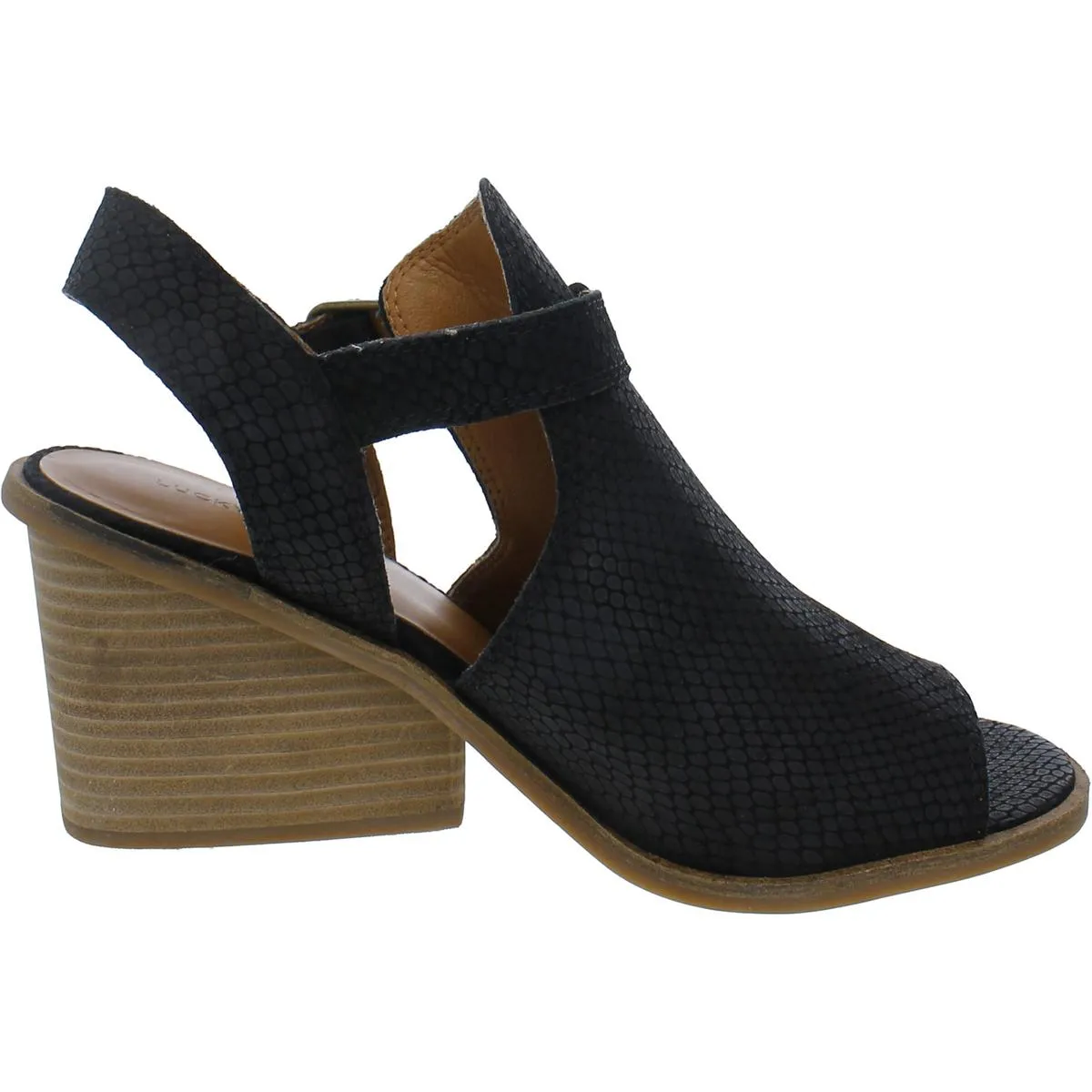 Labradite Womens Leather Dressy Wedge Sandals
