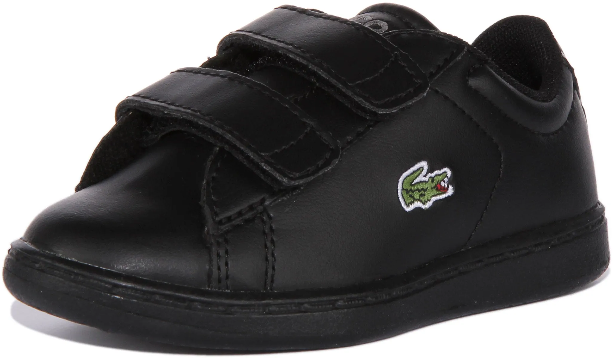 Lacoste Carnaby Evo In Black For Infants Shoes Lacoste