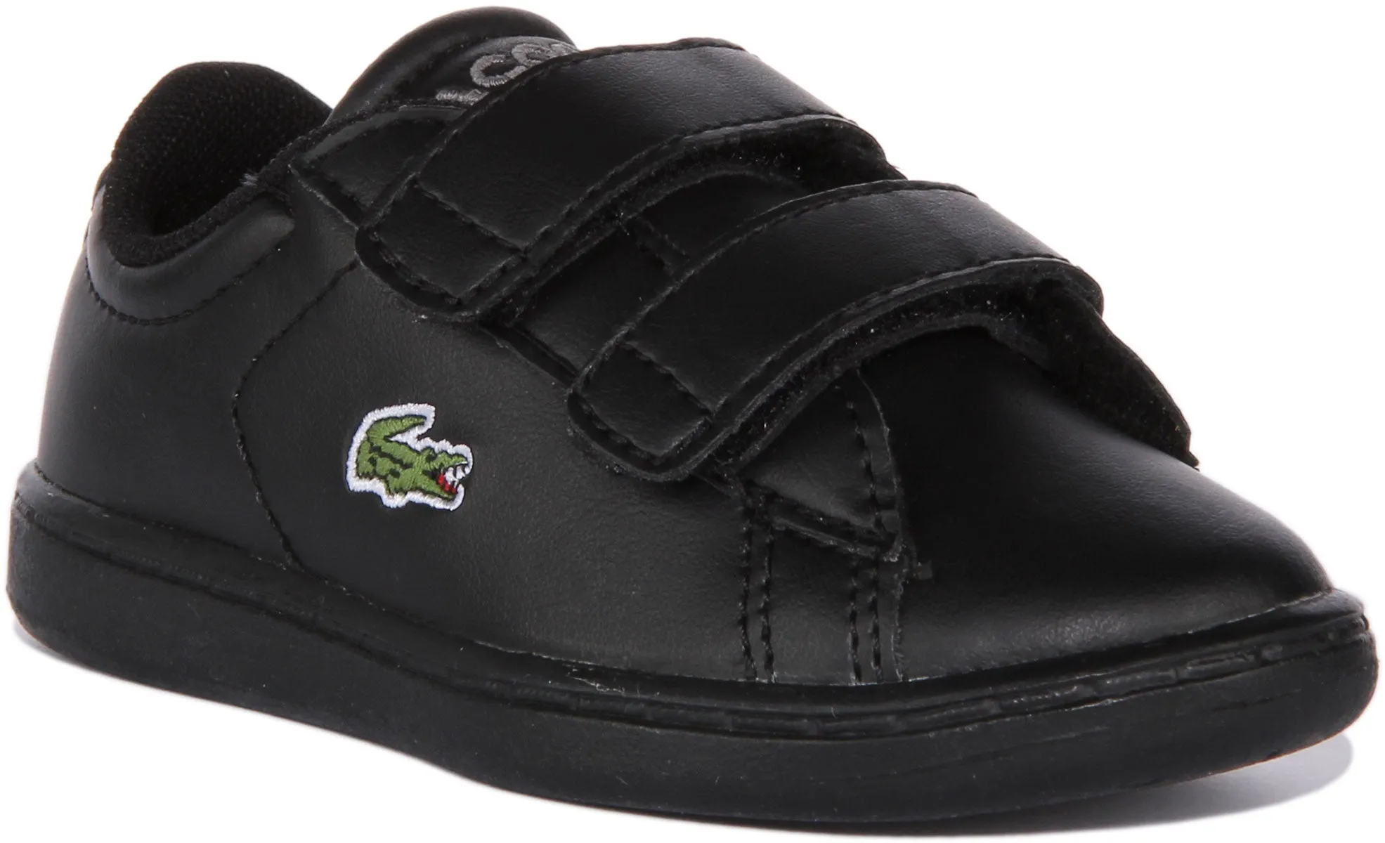 Lacoste Carnaby Evo In Black For Infants Shoes Lacoste