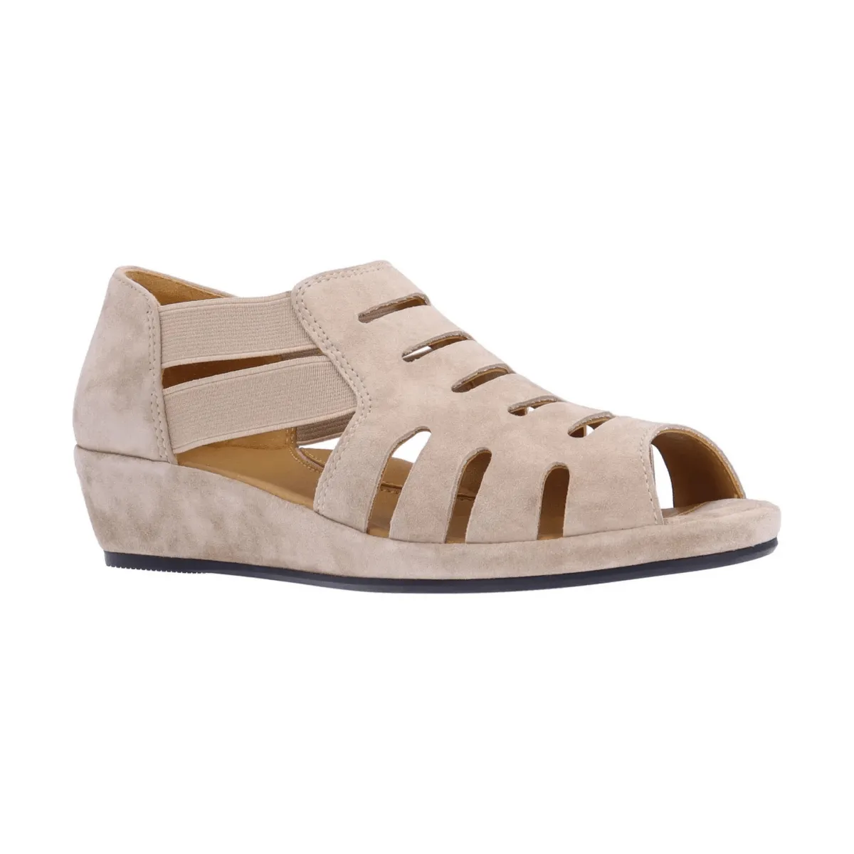 L'Amour Des Pieds Women's Bayla Taupe Kidsuede