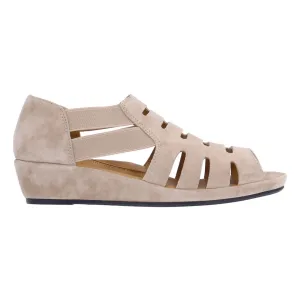 L'Amour Des Pieds Women's Bayla Taupe Kidsuede