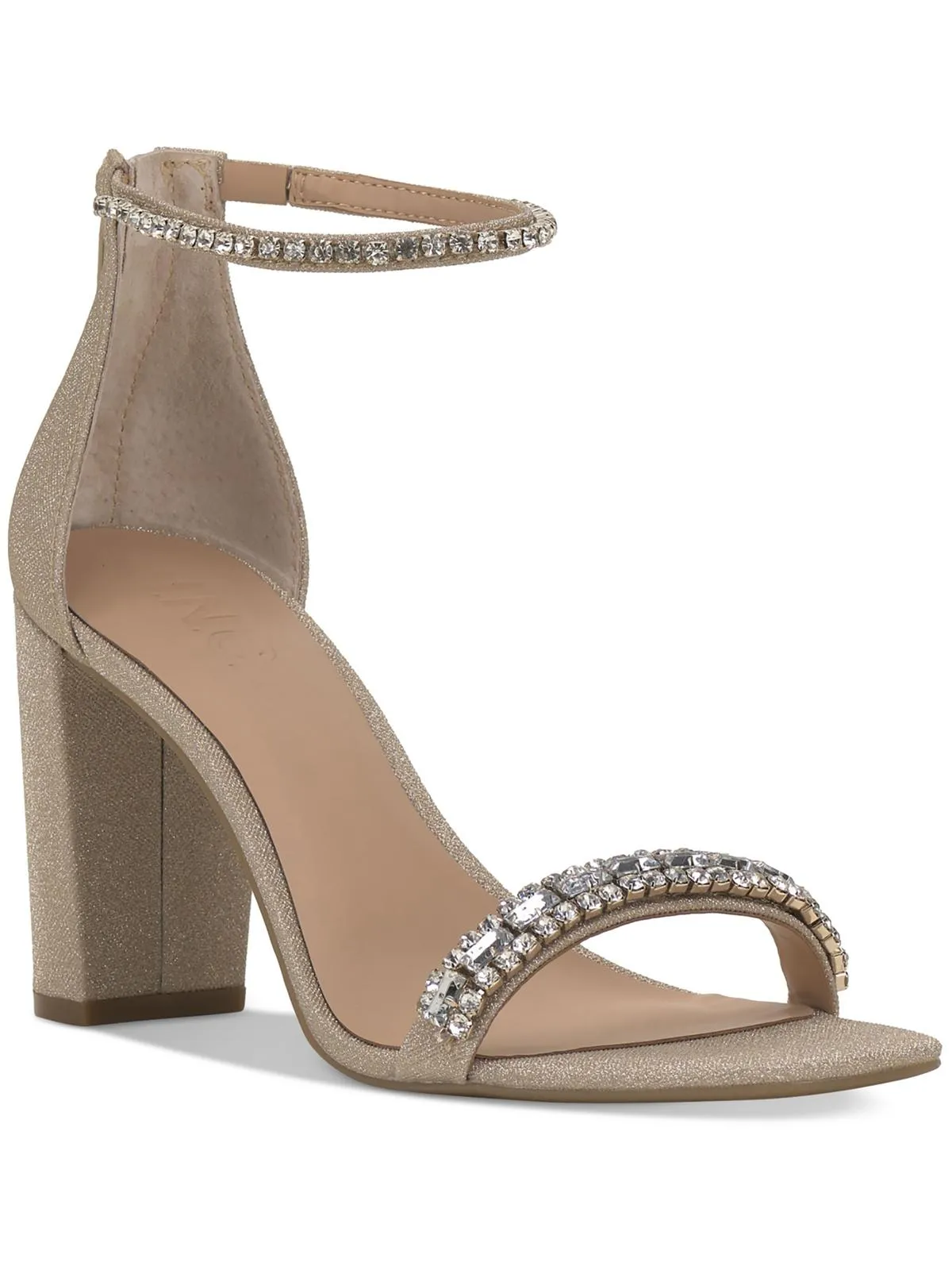 Lana Womens Embellished Open Toe Heels