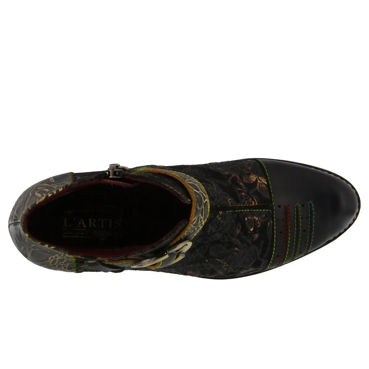 L'artiste by Spring Step Women's Georgiana Black Multi
