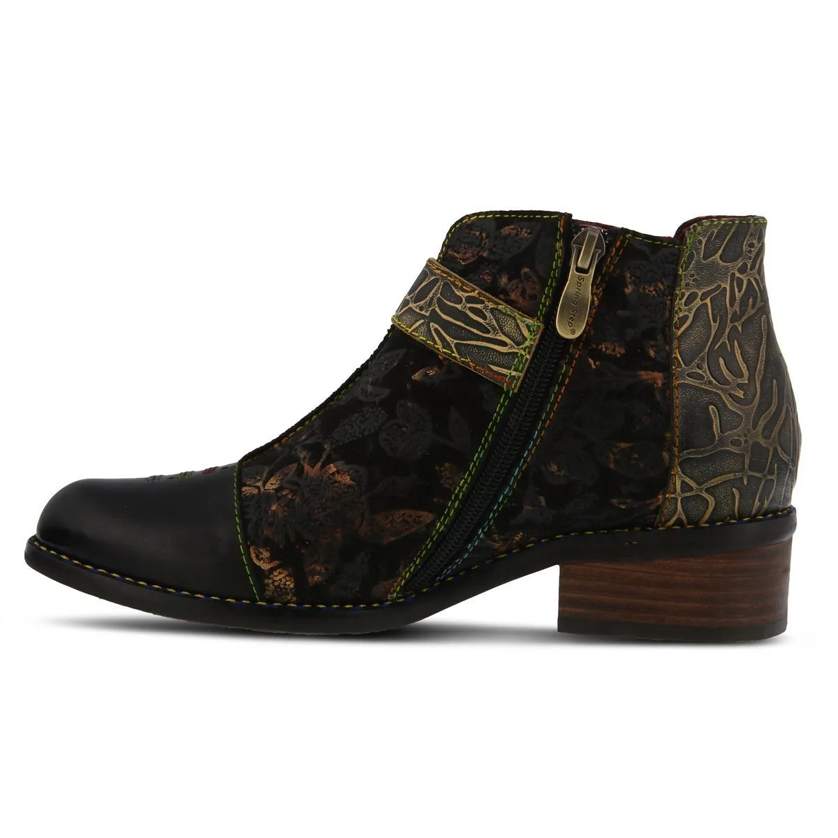 L'artiste by Spring Step Women's Georgiana Black Multi