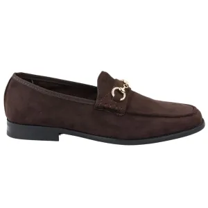 Leather Lined Slip On Suede Loafer Shoes