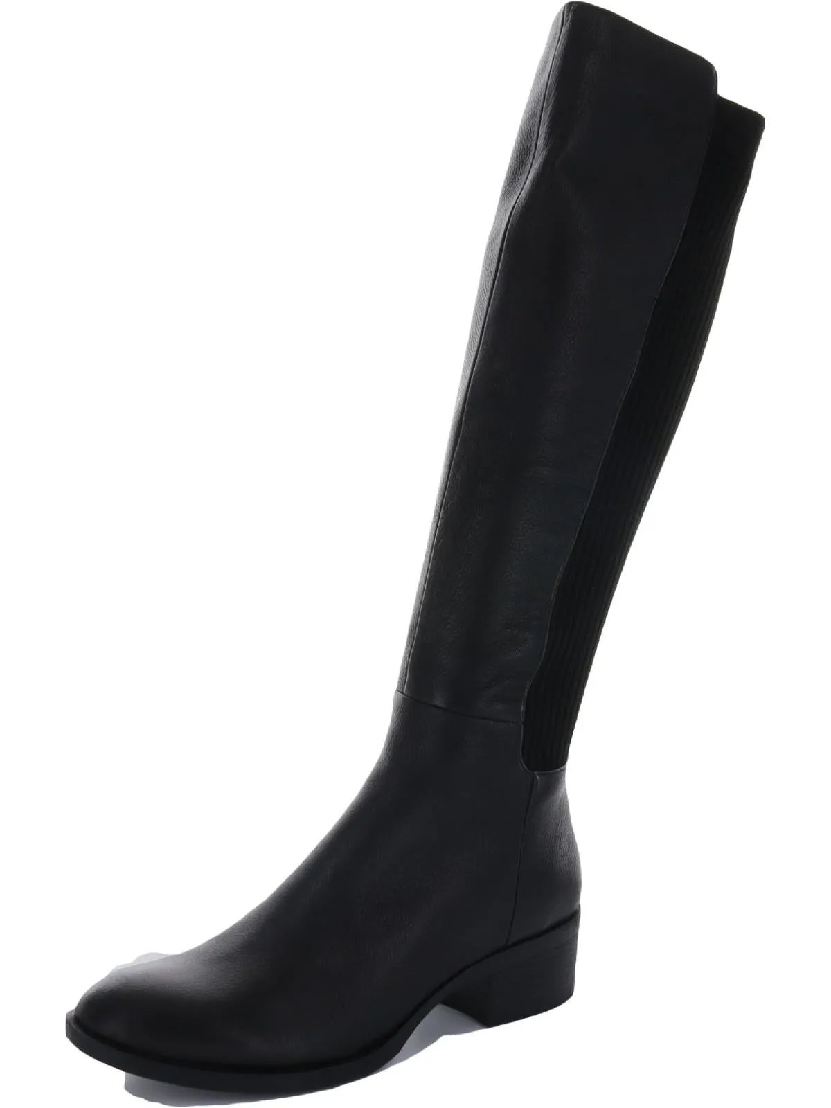 Levon Womens Leather Knee-High Riding Boots