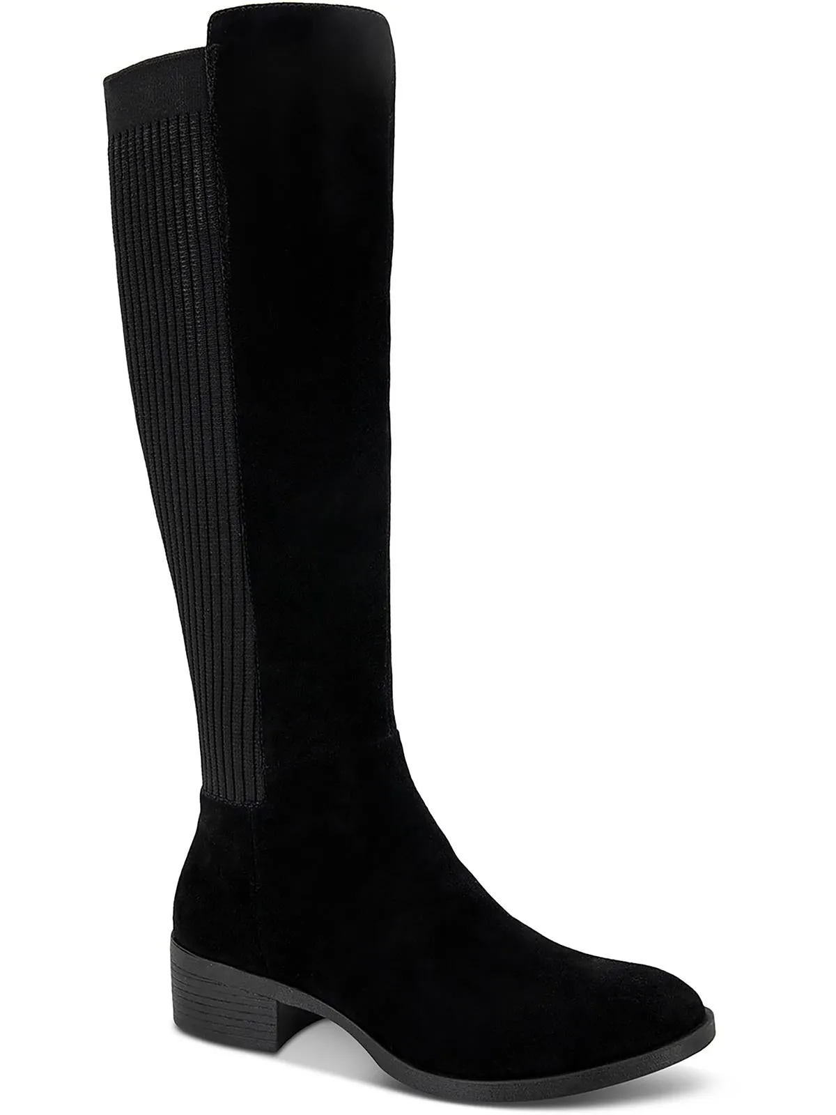 Levon Womens Leather Knee-High Riding Boots