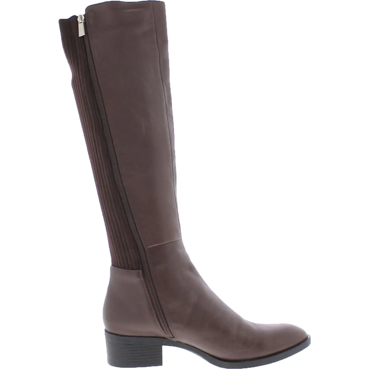 Levon Womens Leather Knee-High Riding Boots