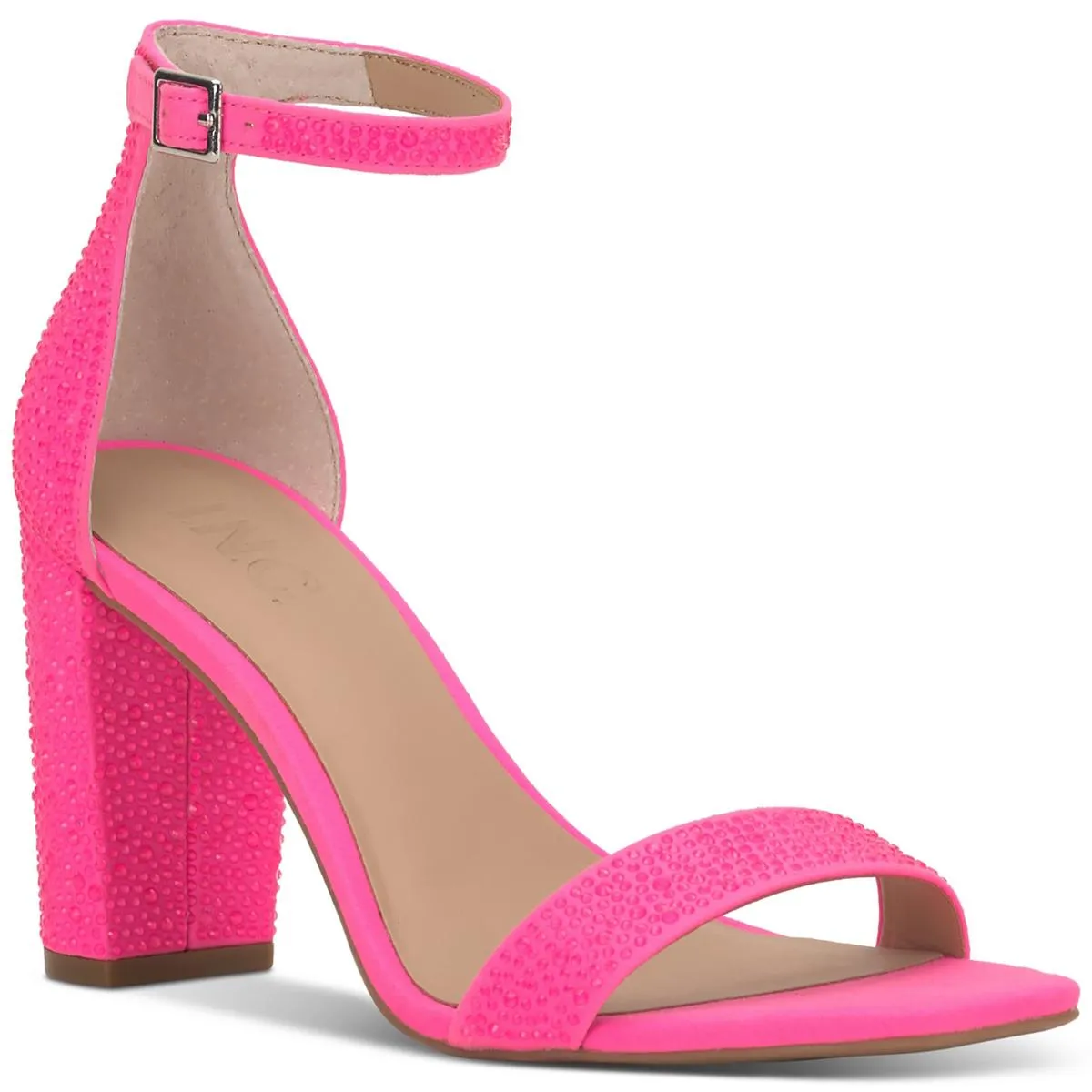 Lexini 2 Womens Rhinestone Heel Sandals