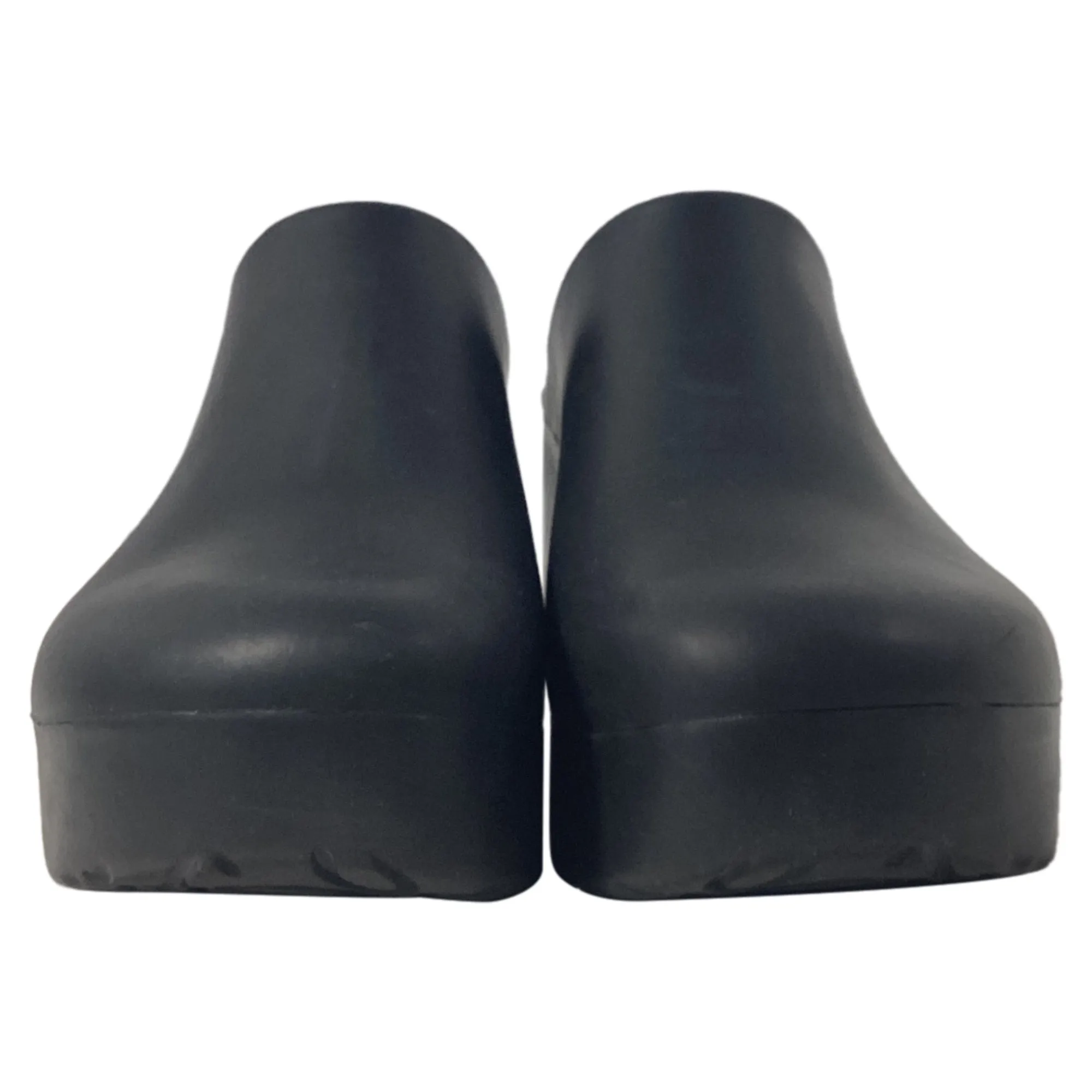 Loewe Terra Foam Platform Clogs in Black Rubber