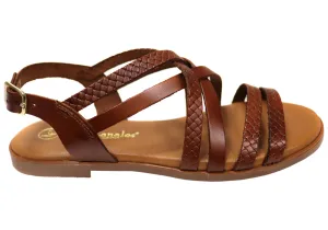 Lola Canales Amaze Womens Comfortable Leather Sandals Made In Spain Lola Canales Shoes