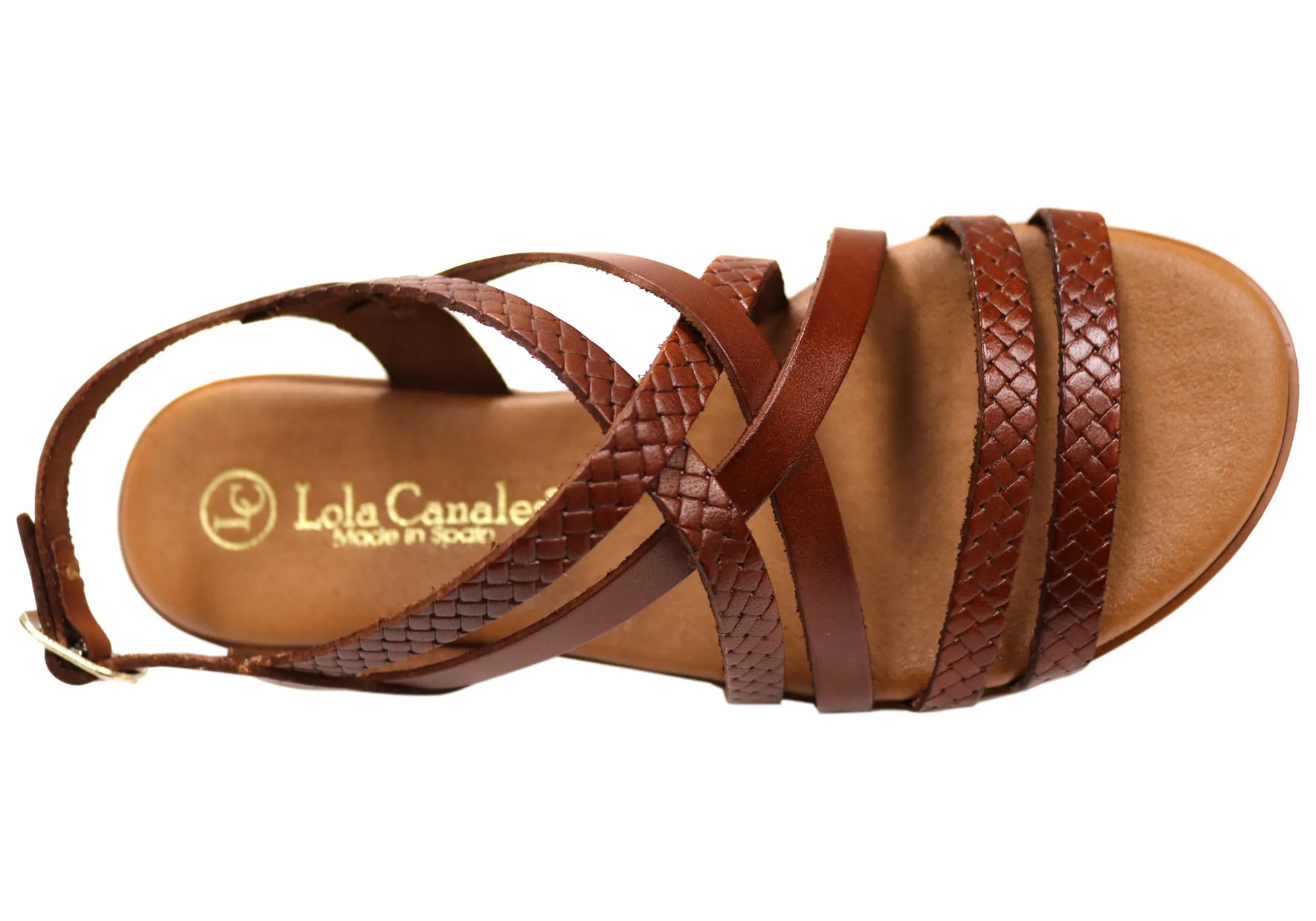 Lola Canales Amaze Womens Comfortable Leather Sandals Made In Spain Lola Canales Shoes