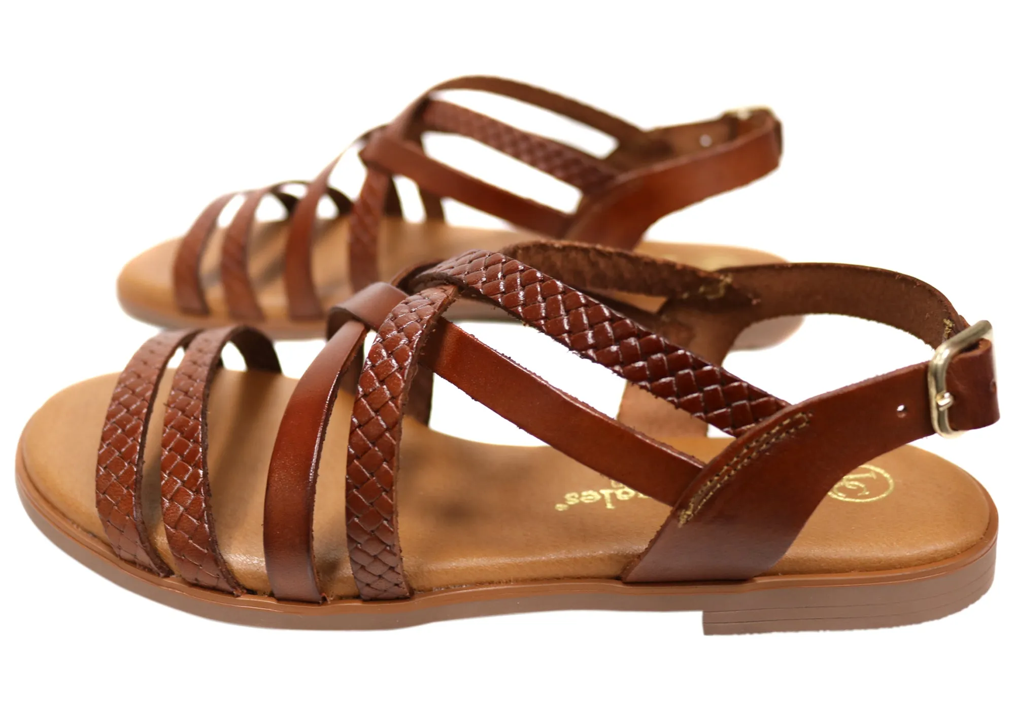 Lola Canales Amaze Womens Comfortable Leather Sandals Made In Spain Lola Canales Shoes