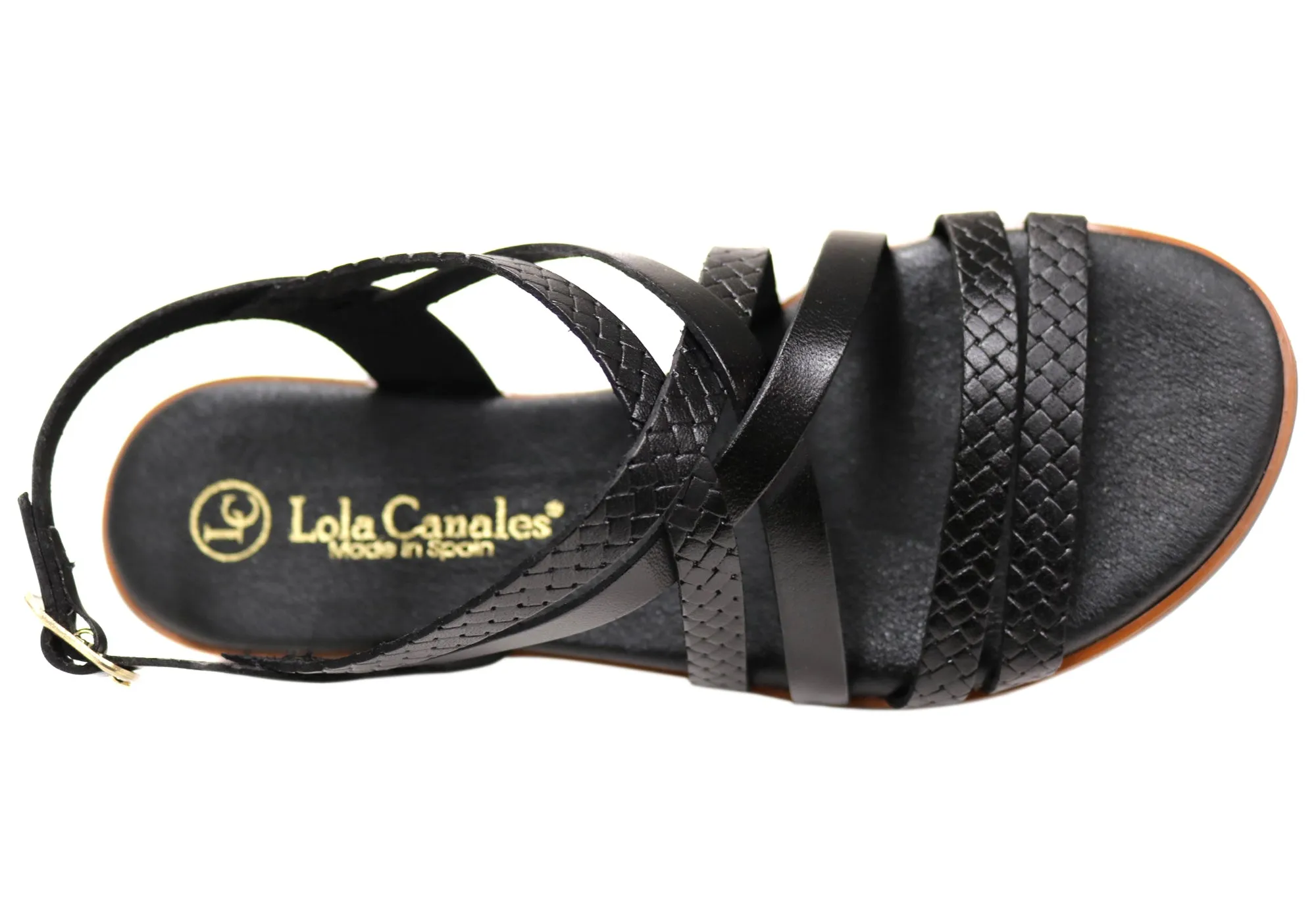 Lola Canales Amaze Womens Comfortable Leather Sandals Made In Spain Lola Canales Shoes