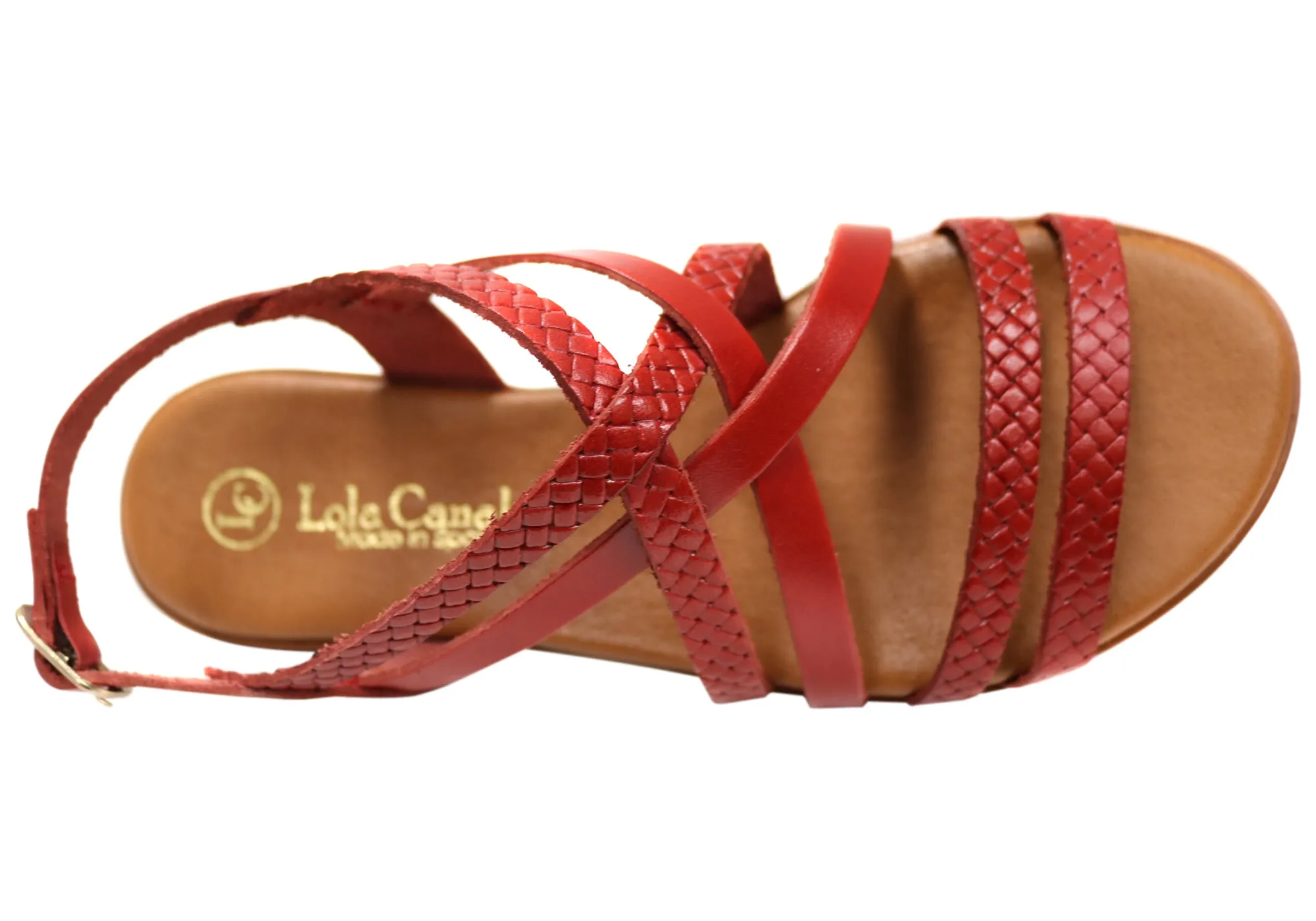 Lola Canales Amaze Womens Comfortable Leather Sandals Made In Spain Lola Canales Shoes