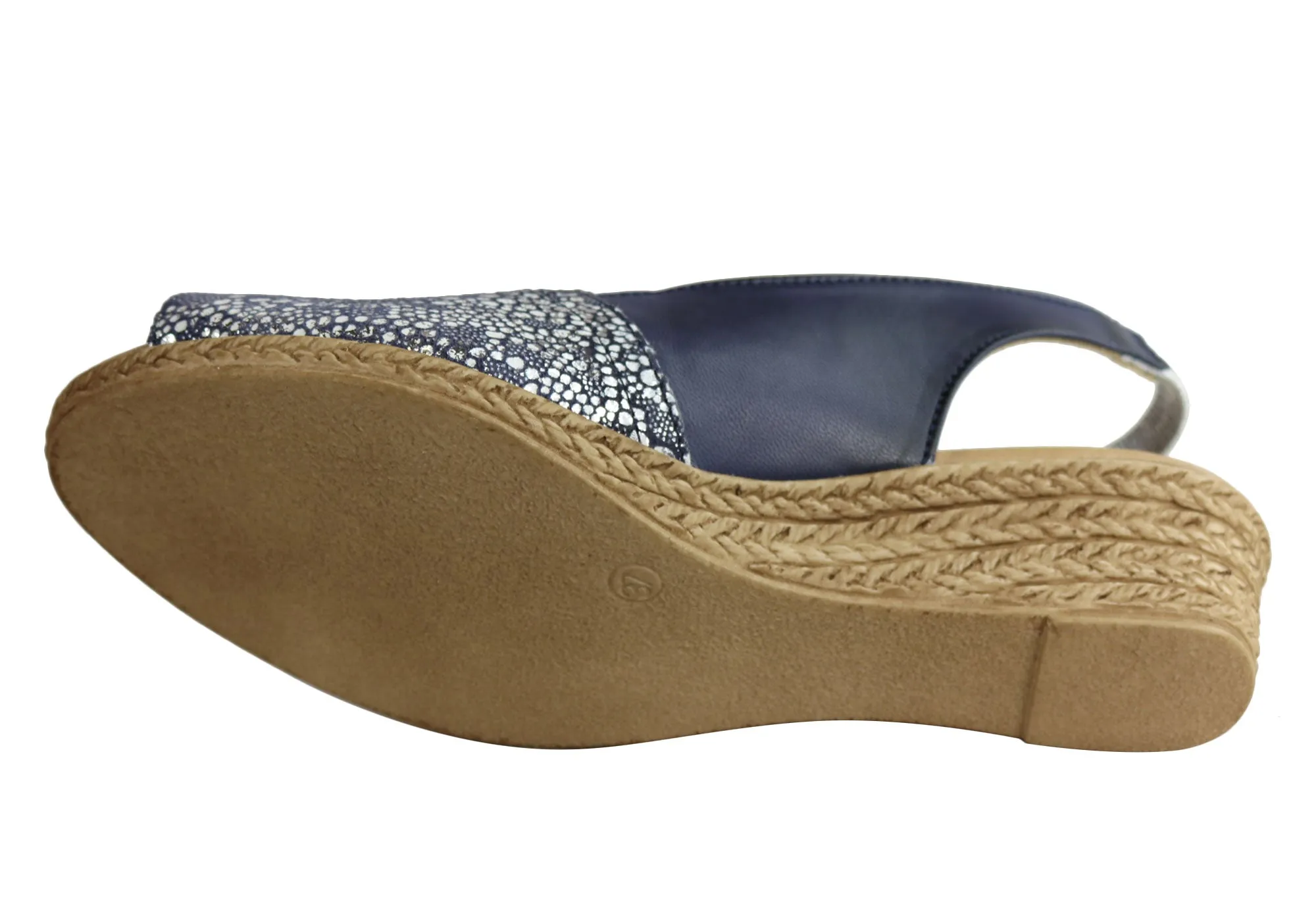 Lola Canales Lulu Womens Comfort Leather Wedge Sandals Made In Spain Lola Canales Shoes