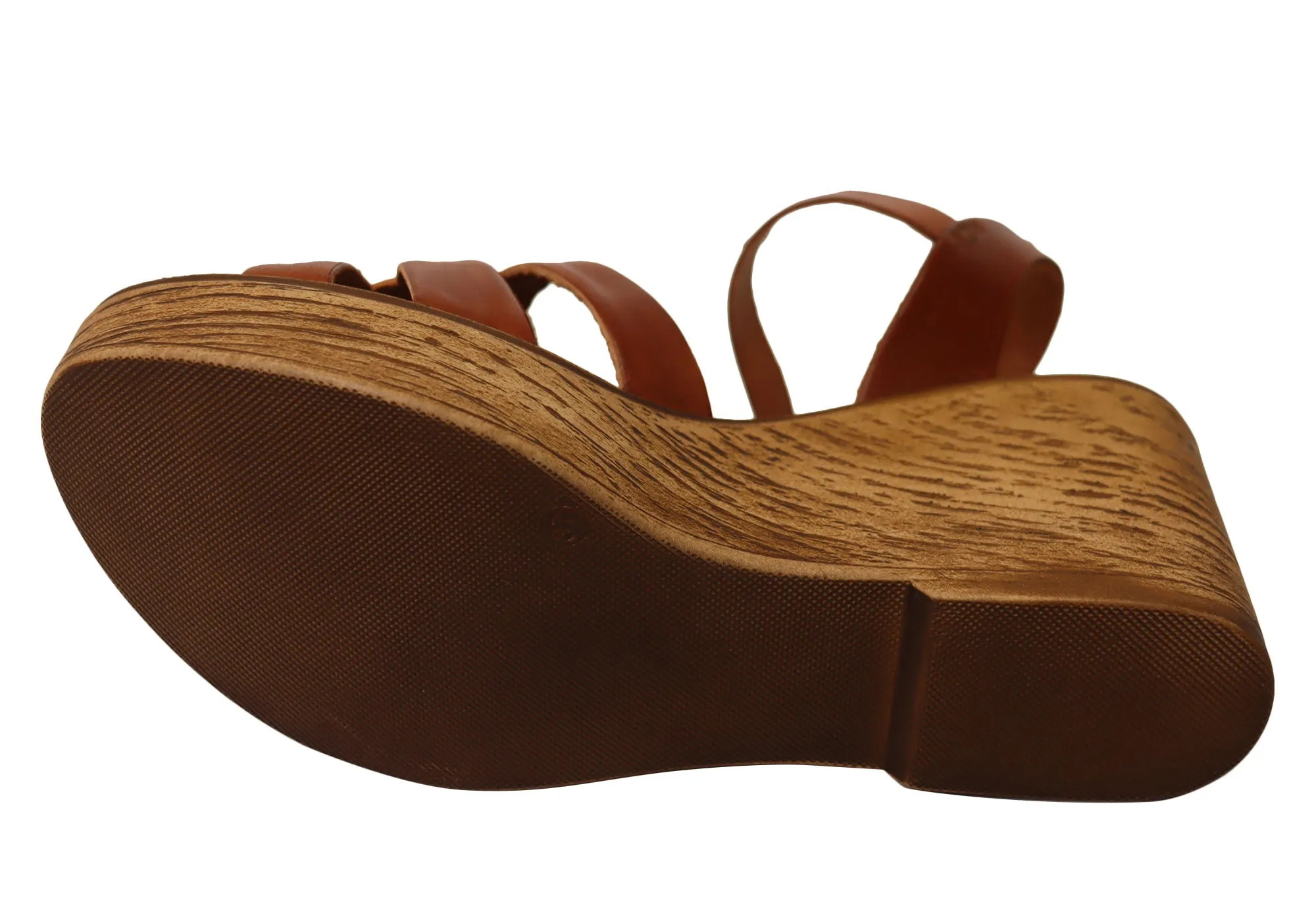 Lola Canales Moment Womens Spanish Leather Wedge Sandals Lola Canales Shoes