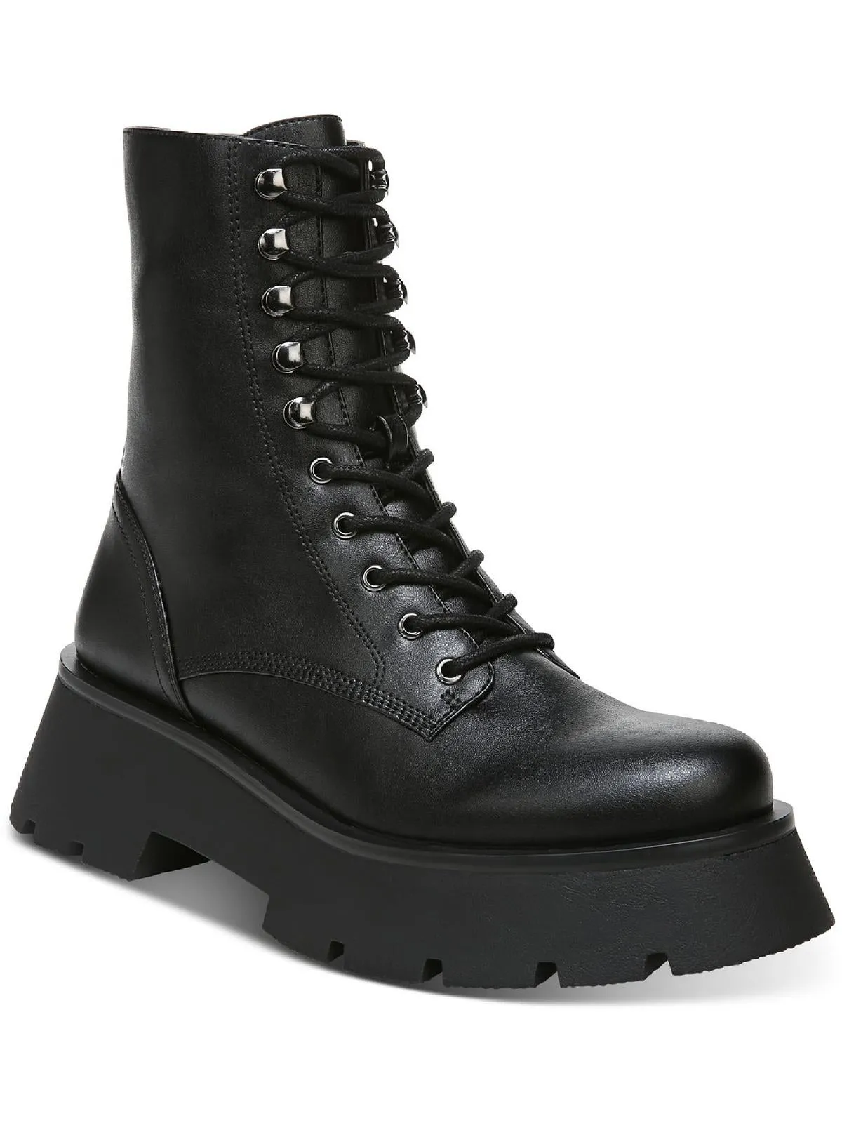 Lolita Womens Zipper Combat & Lace-up Boots